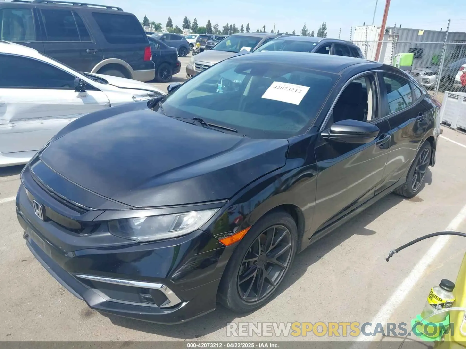 2 fotografías del automóvil dañado 2HGFC2F61KH510012 HONDA CIVIC 2019