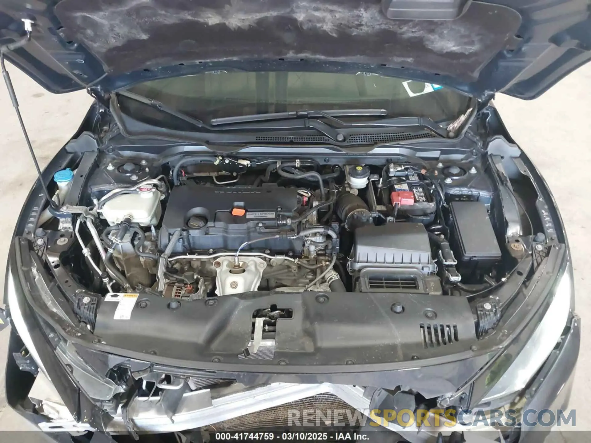 10 fotografías del automóvil dañado 2HGFC2F61KH532477 HONDA CIVIC 2019