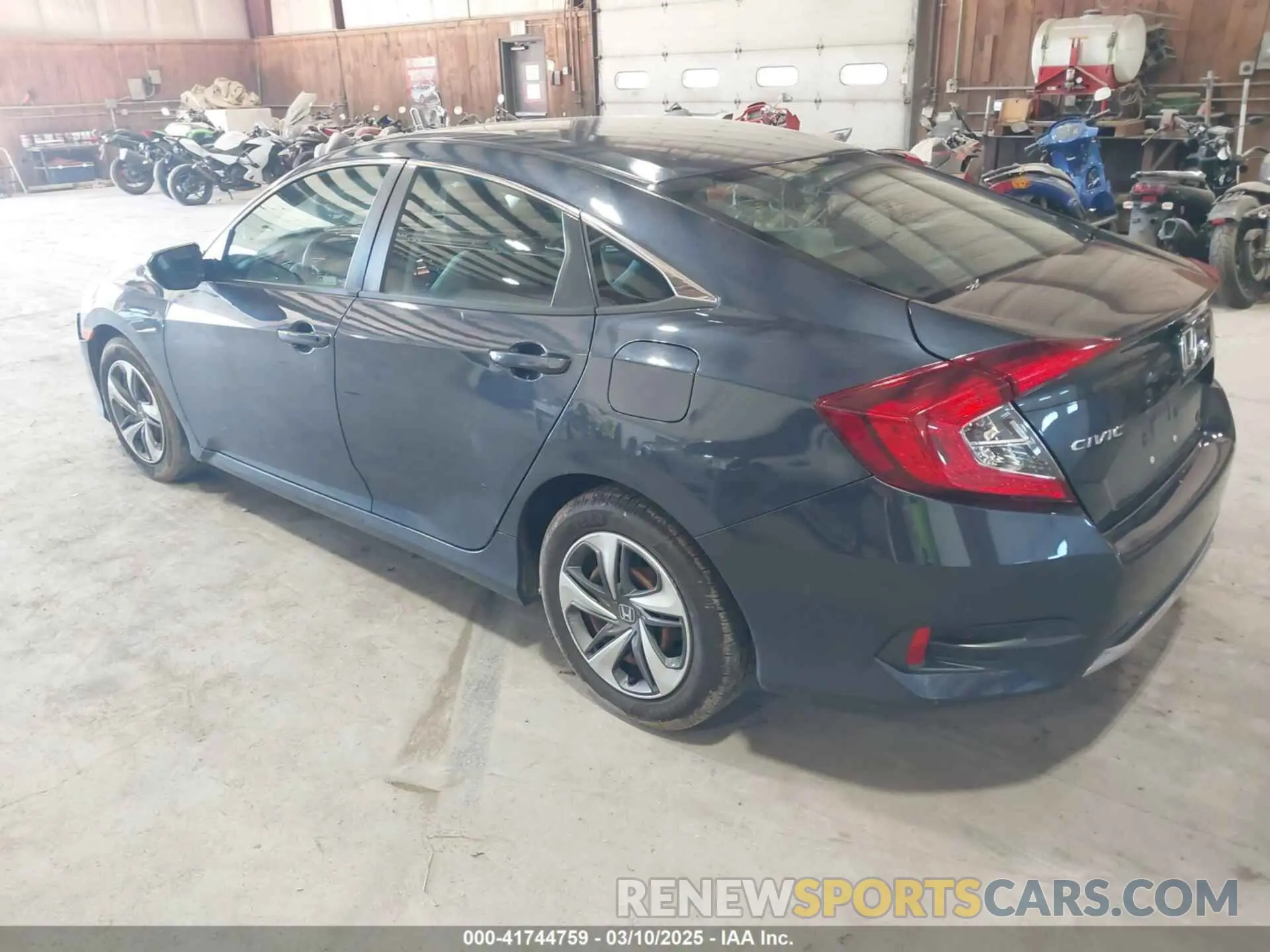 3 fotografías del automóvil dañado 2HGFC2F61KH532477 HONDA CIVIC 2019