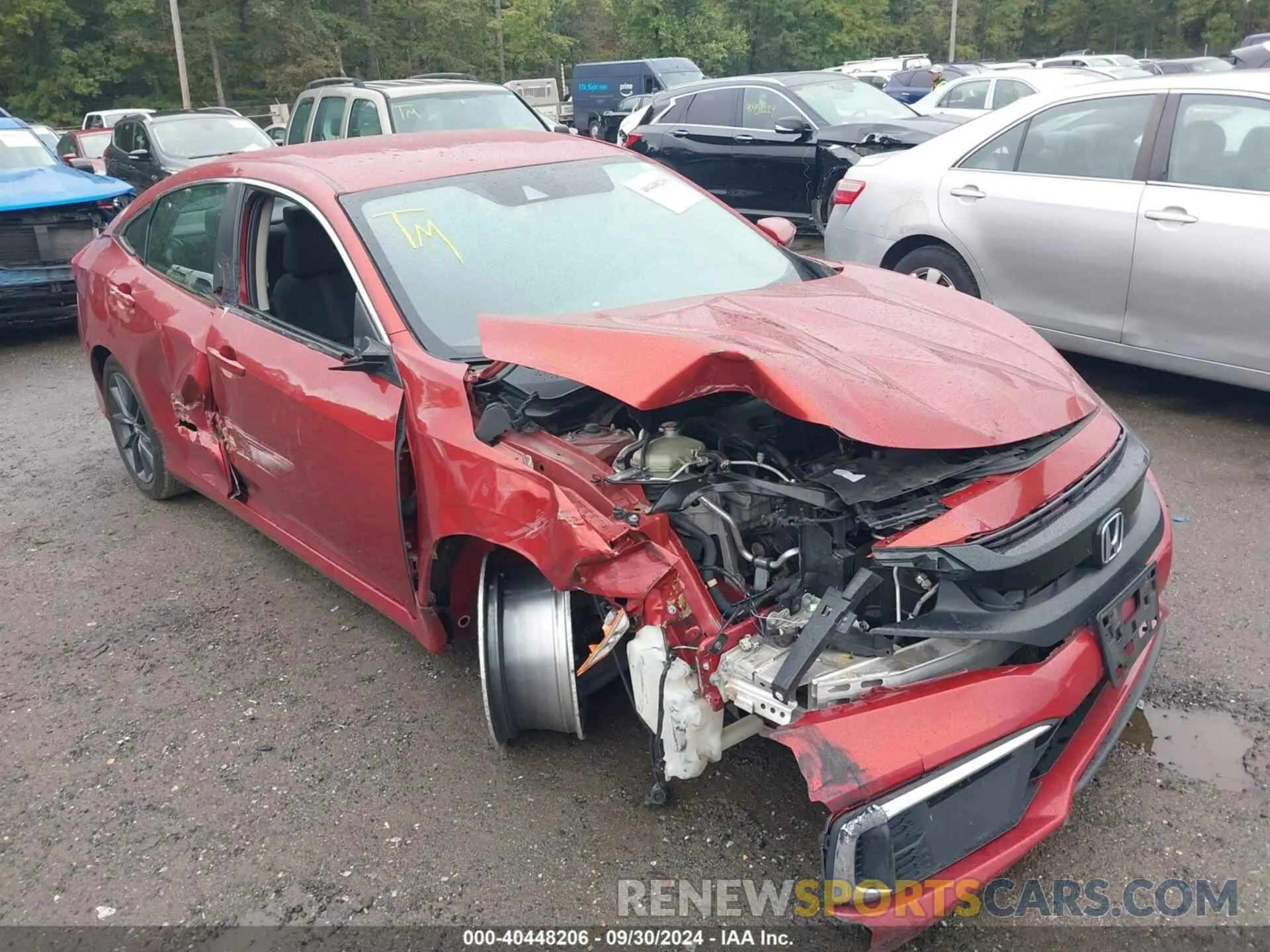 1 fotografías del automóvil dañado 2HGFC2F61KH534469 HONDA CIVIC 2019