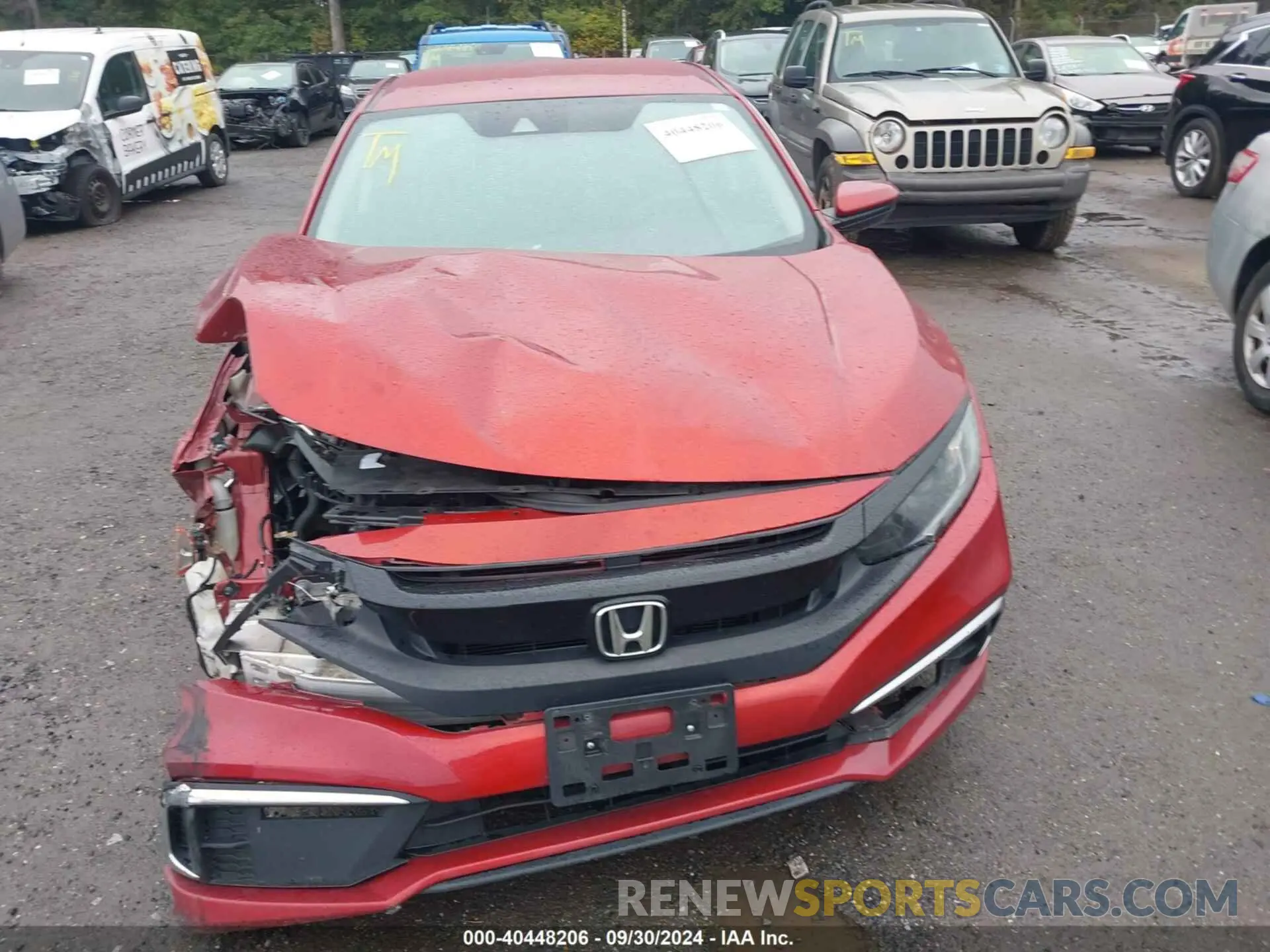 12 fotografías del automóvil dañado 2HGFC2F61KH534469 HONDA CIVIC 2019