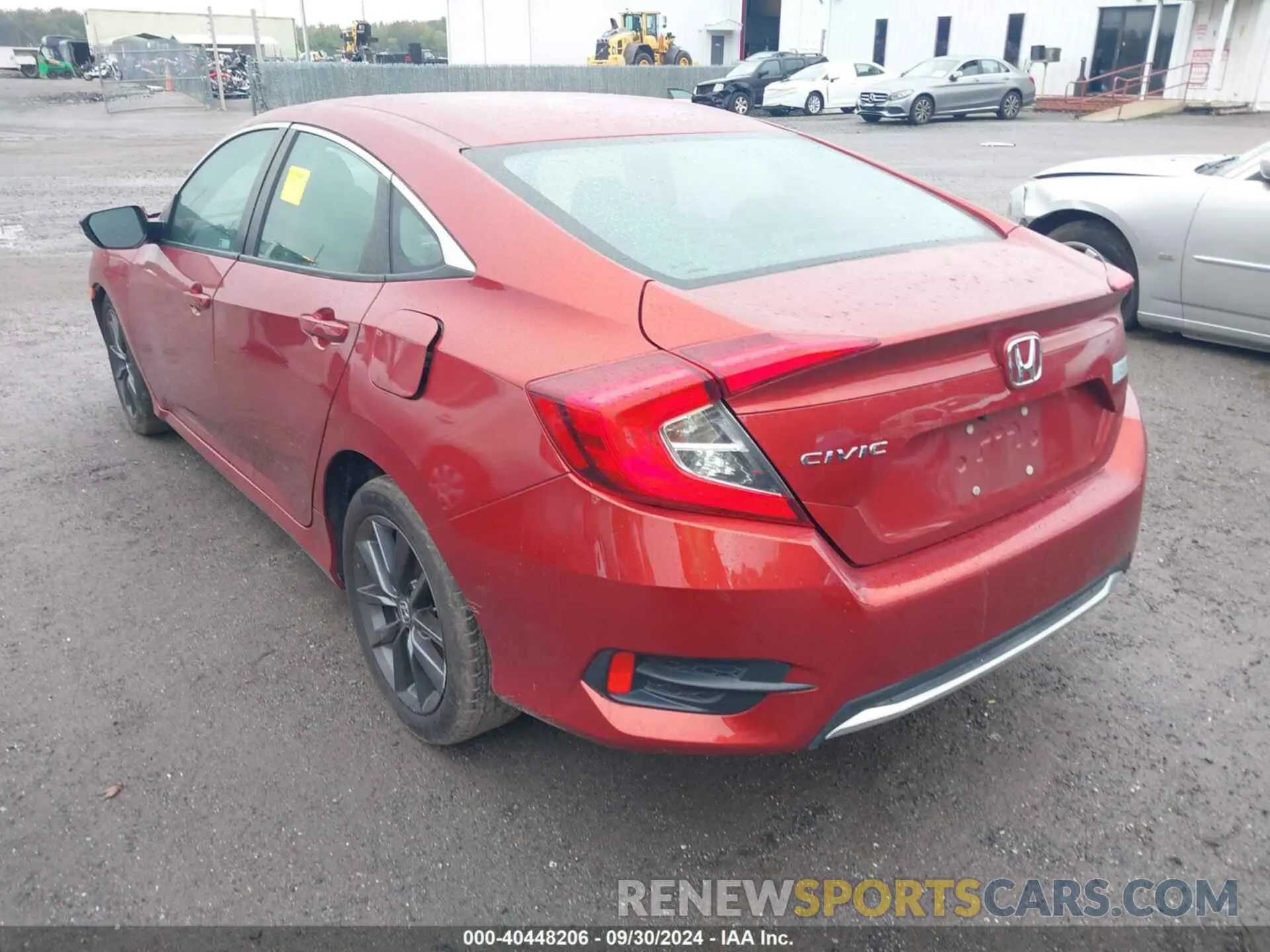 3 fotografías del automóvil dañado 2HGFC2F61KH534469 HONDA CIVIC 2019