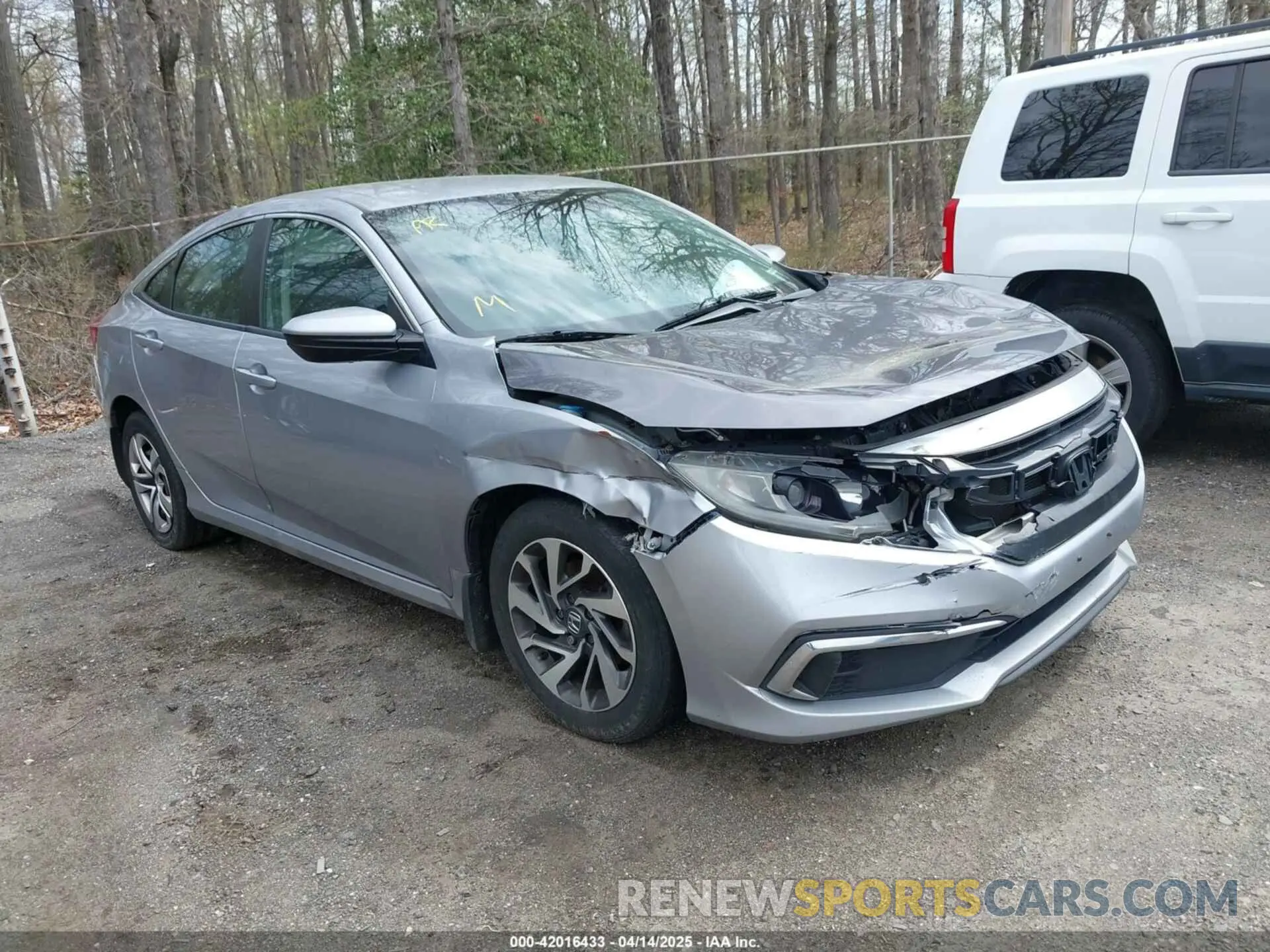 1 fotografías del automóvil dañado 2HGFC2F61KH570159 HONDA CIVIC 2019