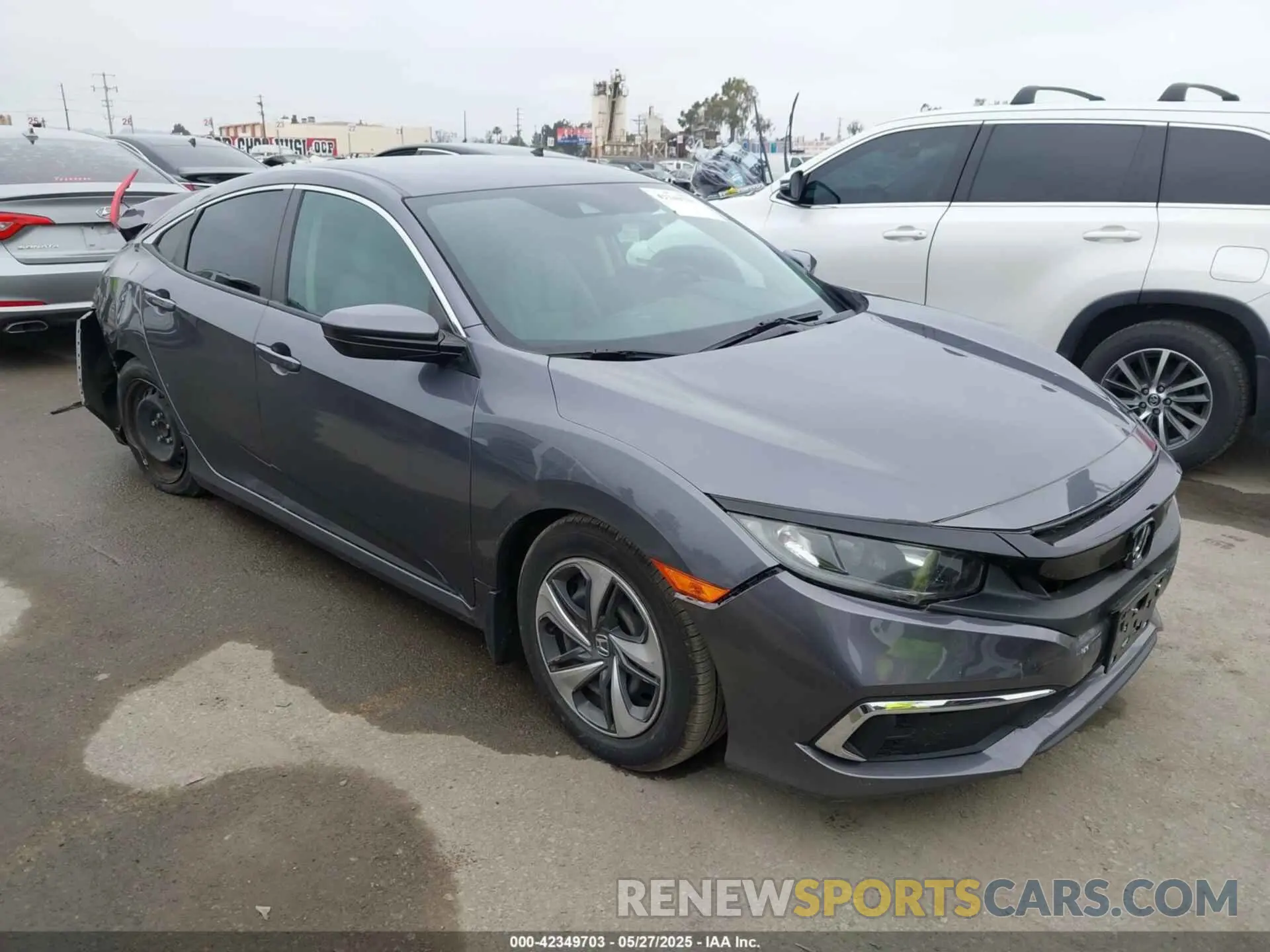 1 fotografías del automóvil dañado 2HGFC2F61KH590315 HONDA CIVIC 2019