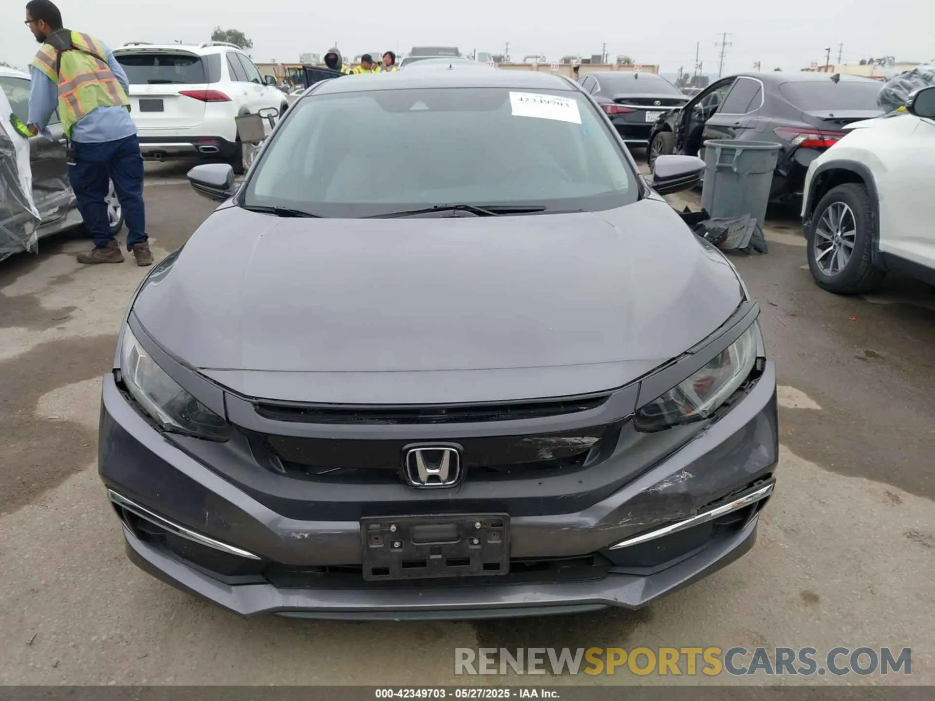 13 fotografías del automóvil dañado 2HGFC2F61KH590315 HONDA CIVIC 2019