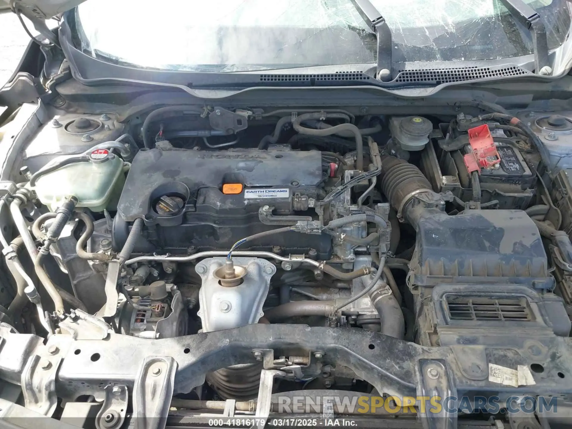 10 fotografías del automóvil dañado 2HGFC2F61KH591996 HONDA CIVIC 2019