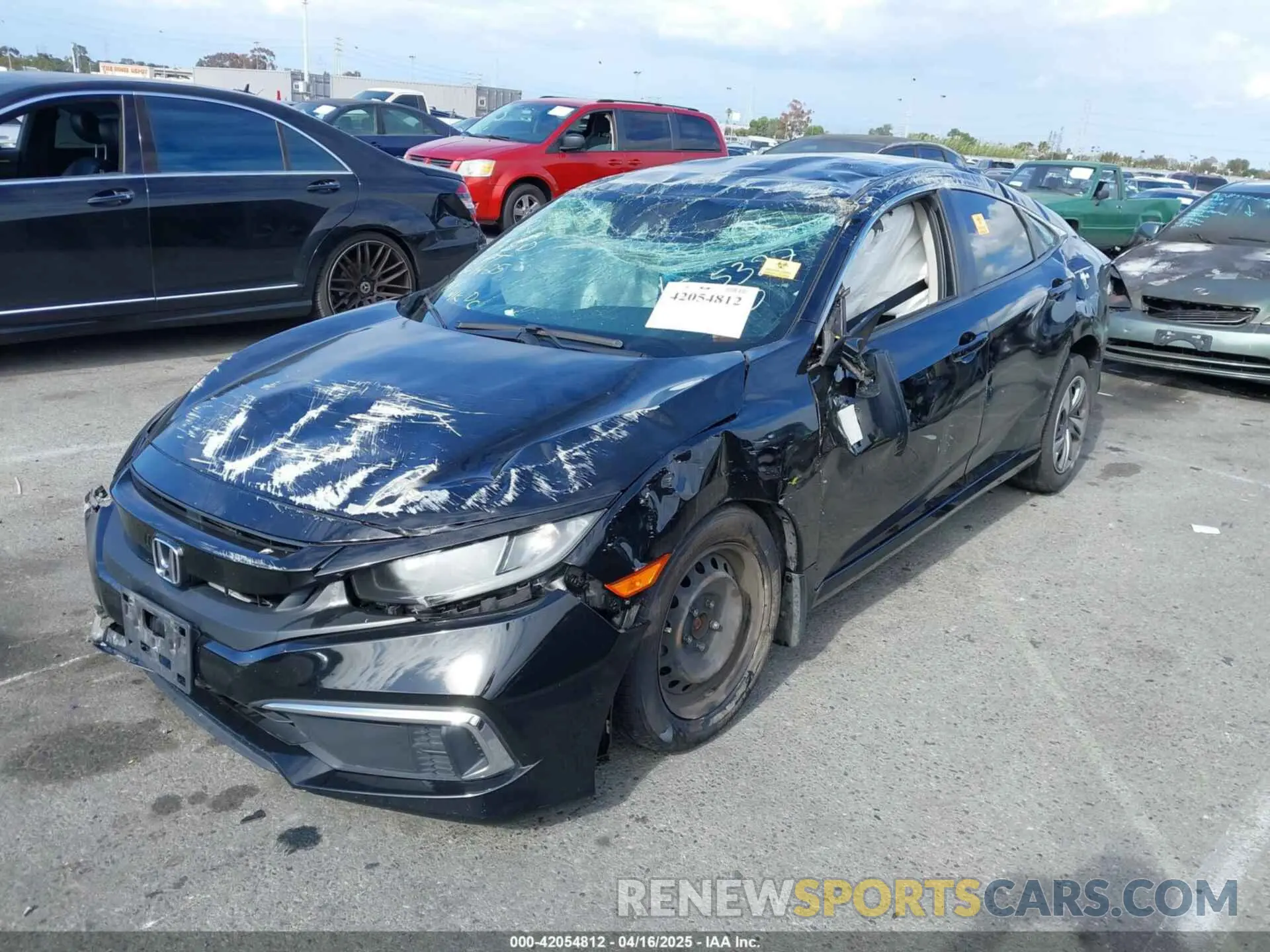 2 fotografías del automóvil dañado 2HGFC2F62KH525327 HONDA CIVIC 2019