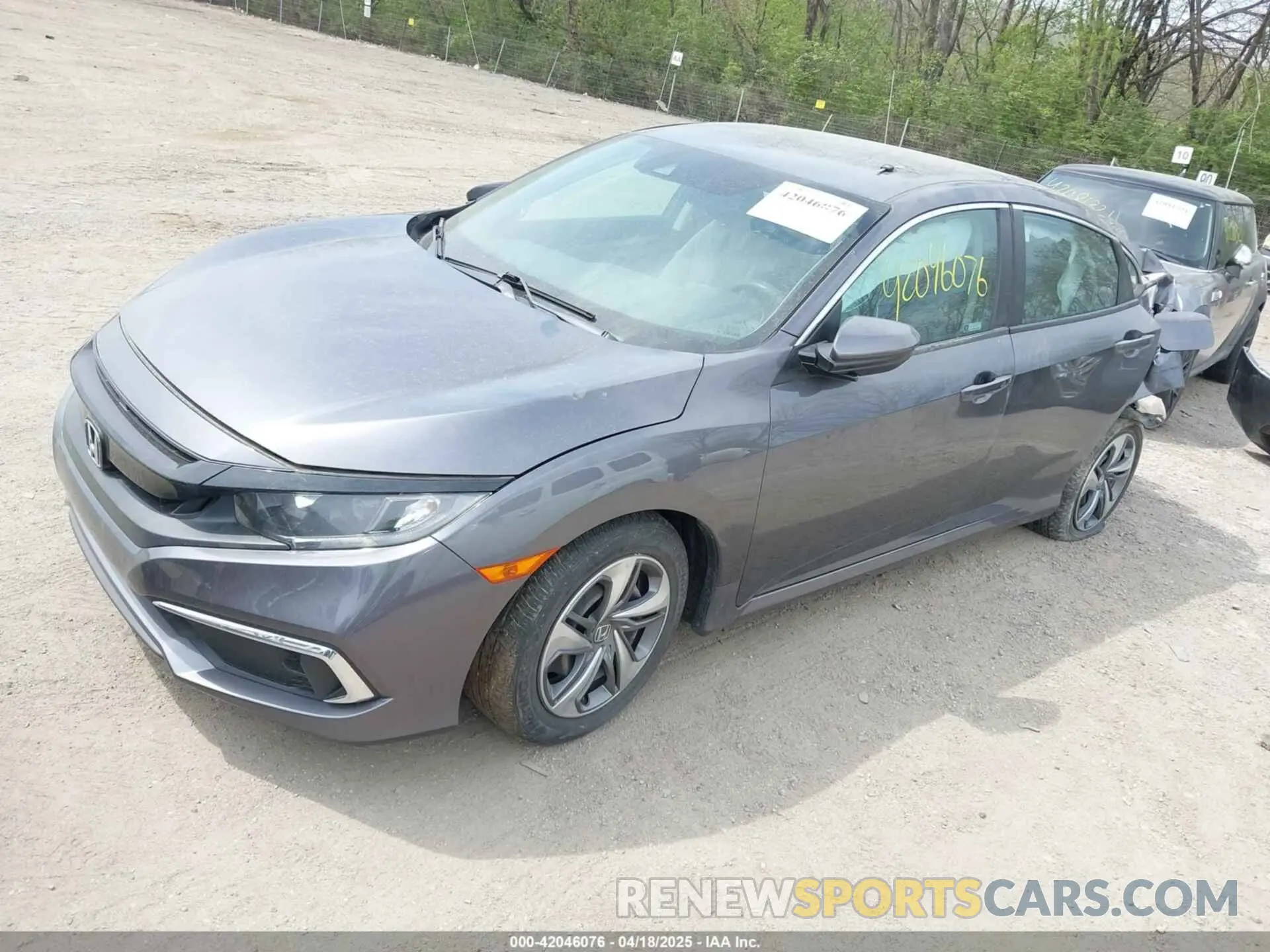2 fotografías del automóvil dañado 2HGFC2F62KH552690 HONDA CIVIC 2019