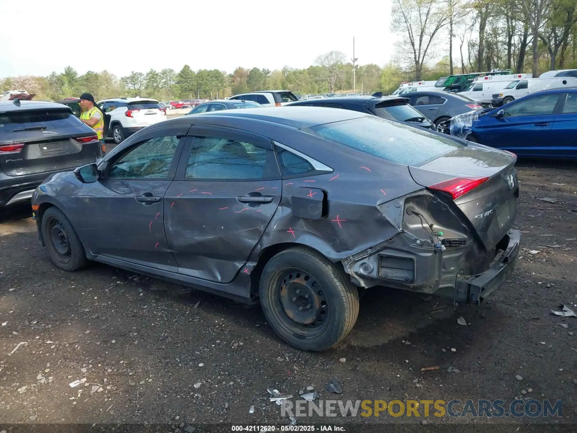 14 fotografías del automóvil dañado 2HGFC2F62KH558599 HONDA CIVIC 2019