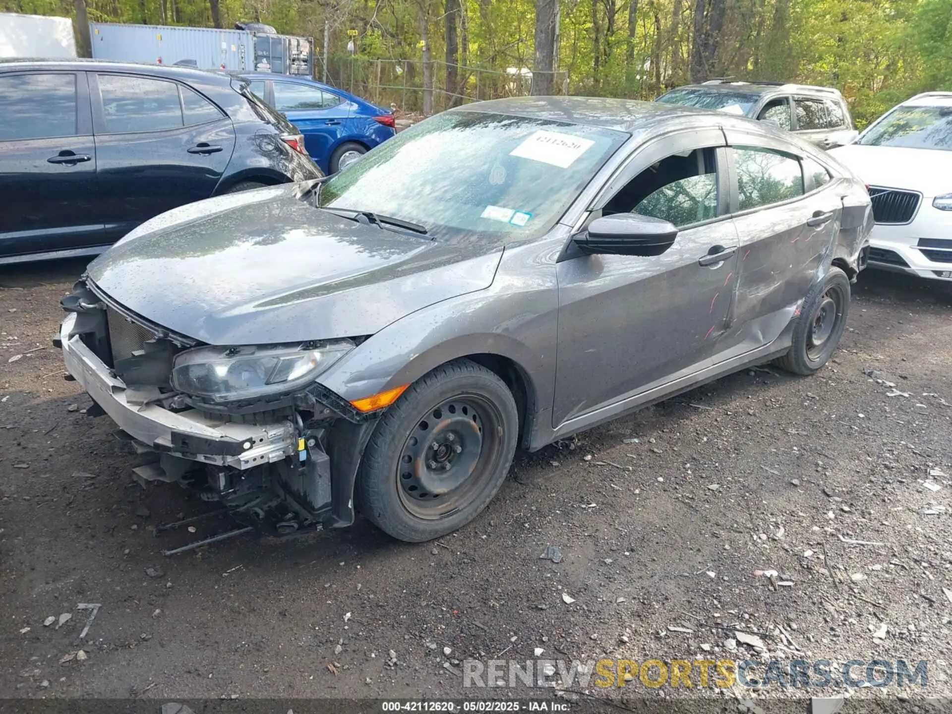 2 fotografías del automóvil dañado 2HGFC2F62KH558599 HONDA CIVIC 2019