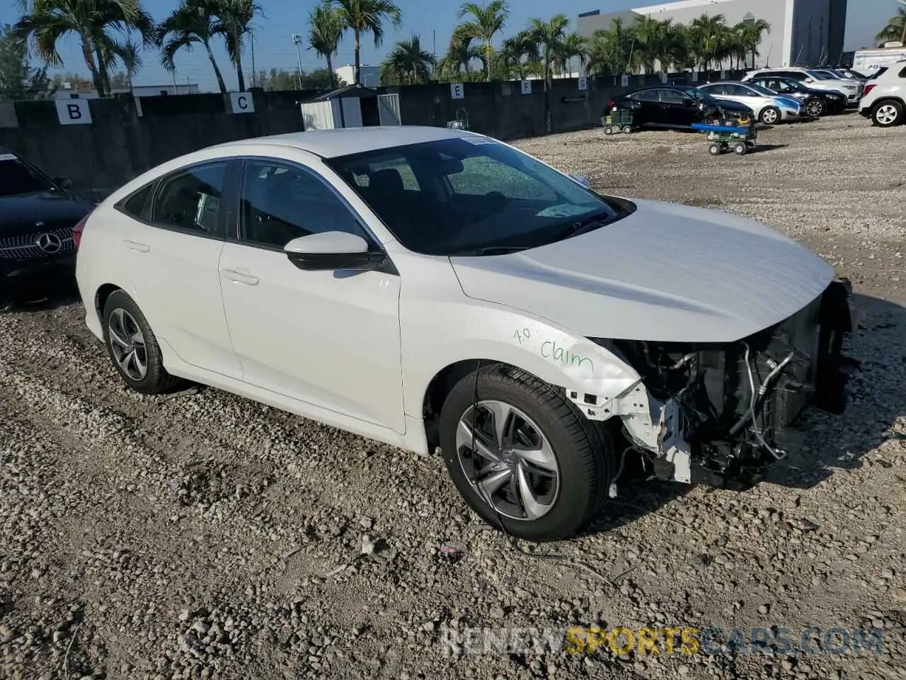 4 fotografías del automóvil dañado 2HGFC2F62KH585253 HONDA CIVIC 2019