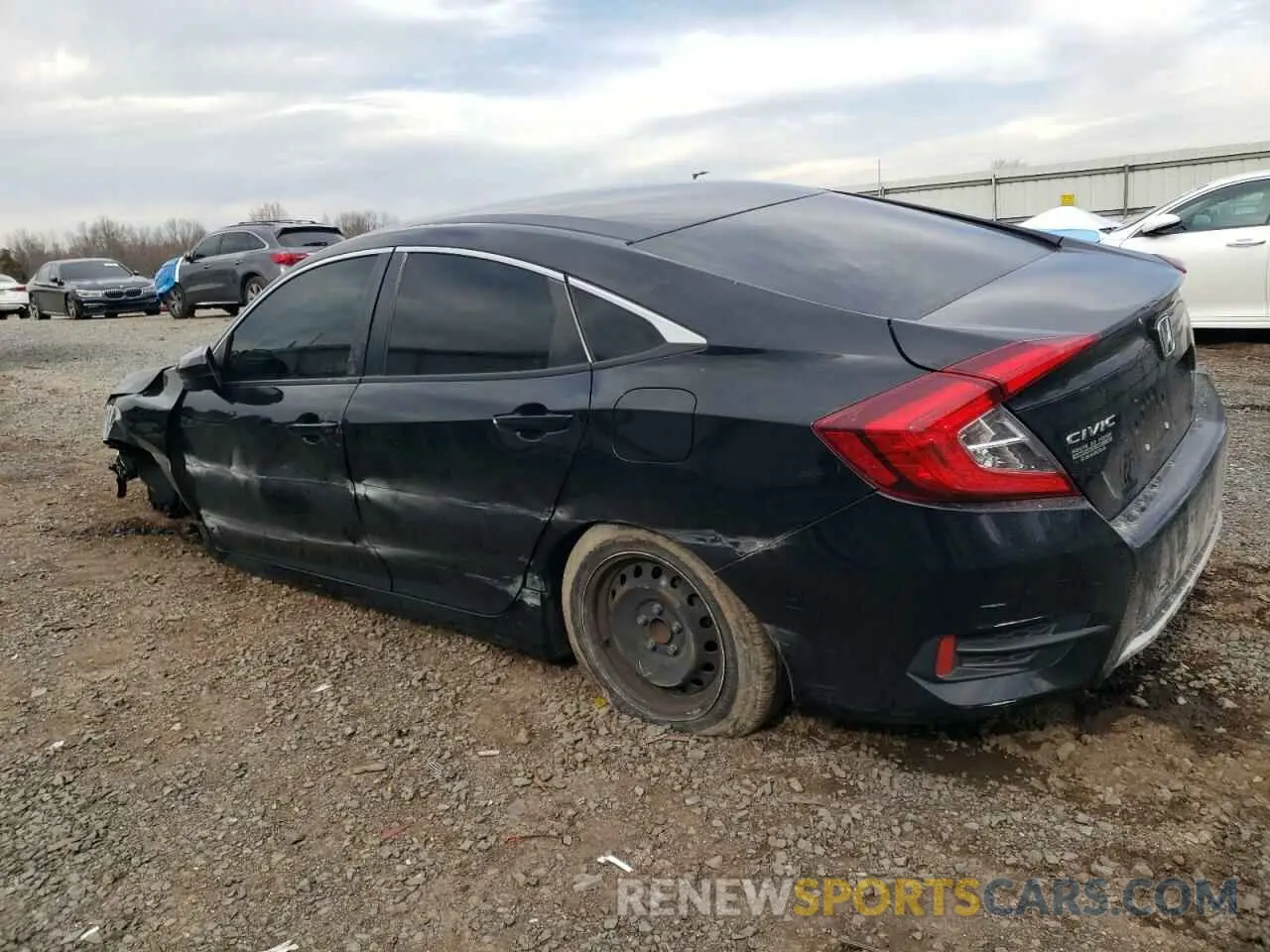 2 fotografías del automóvil dañado 2HGFC2F63KH513428 HONDA CIVIC 2019