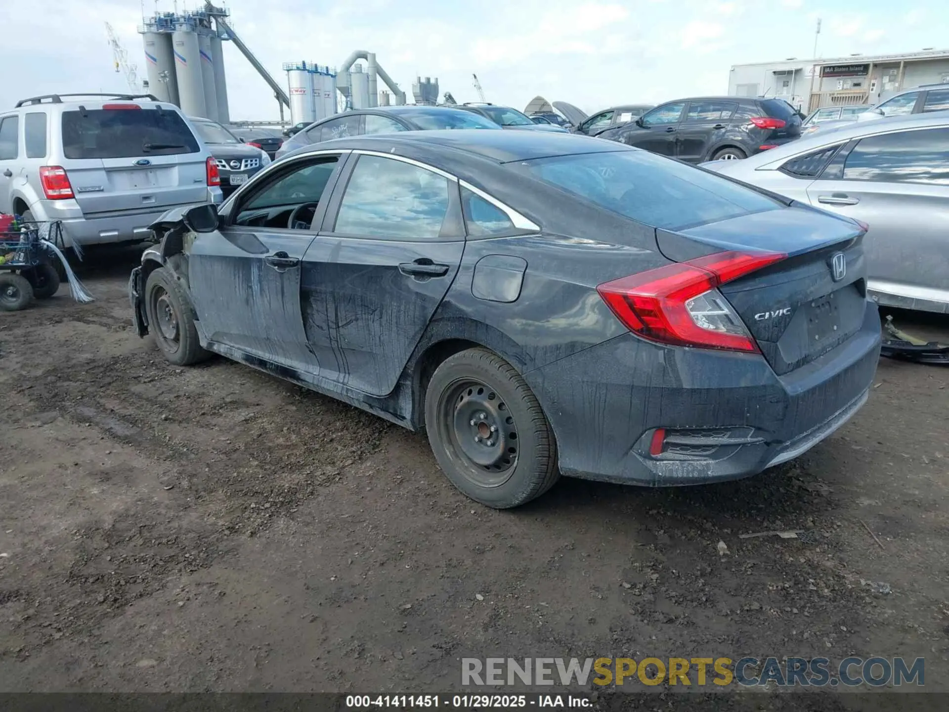 3 fotografías del automóvil dañado 2HGFC2F63KH541214 HONDA CIVIC 2019