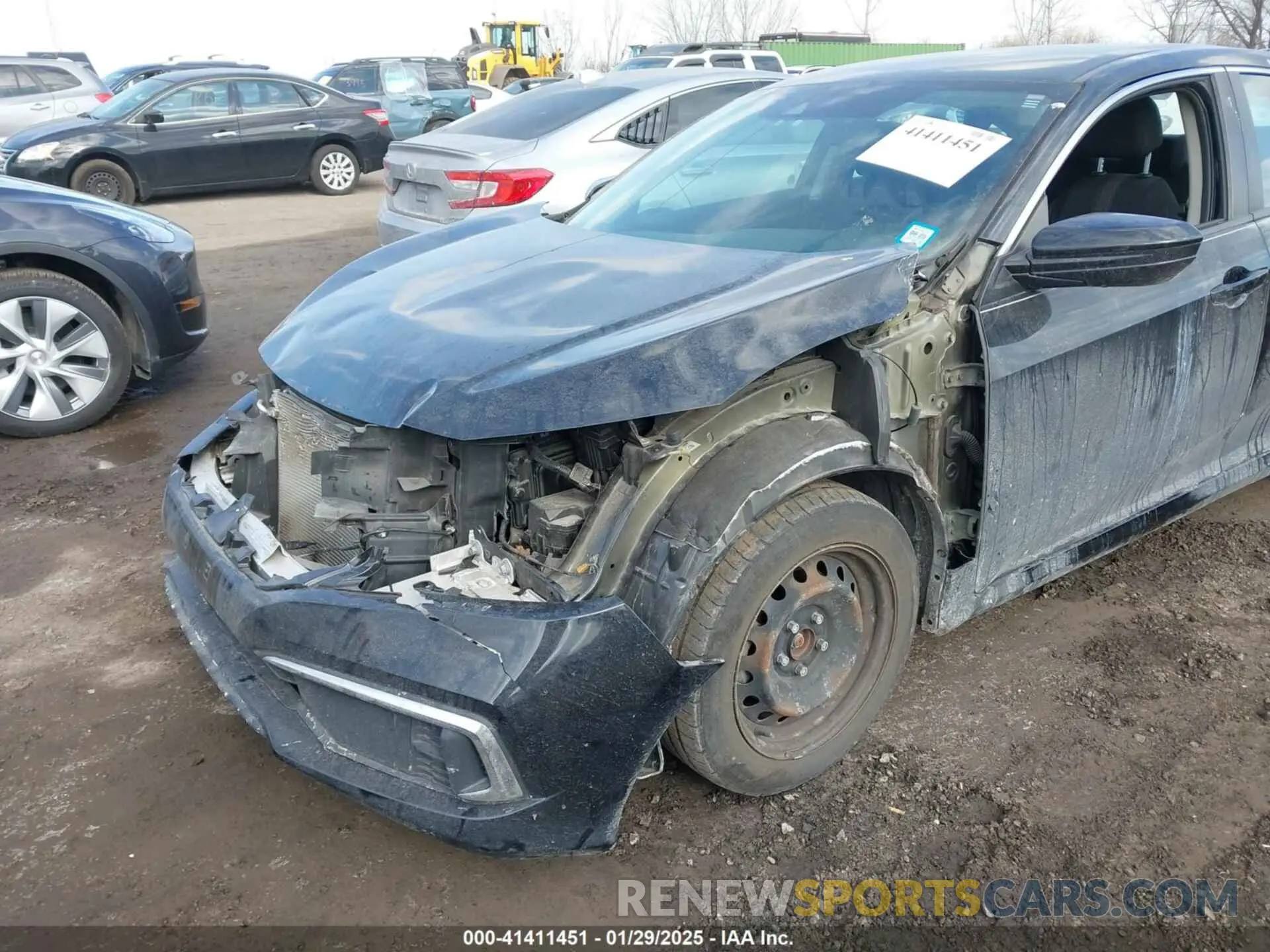 6 fotografías del automóvil dañado 2HGFC2F63KH541214 HONDA CIVIC 2019