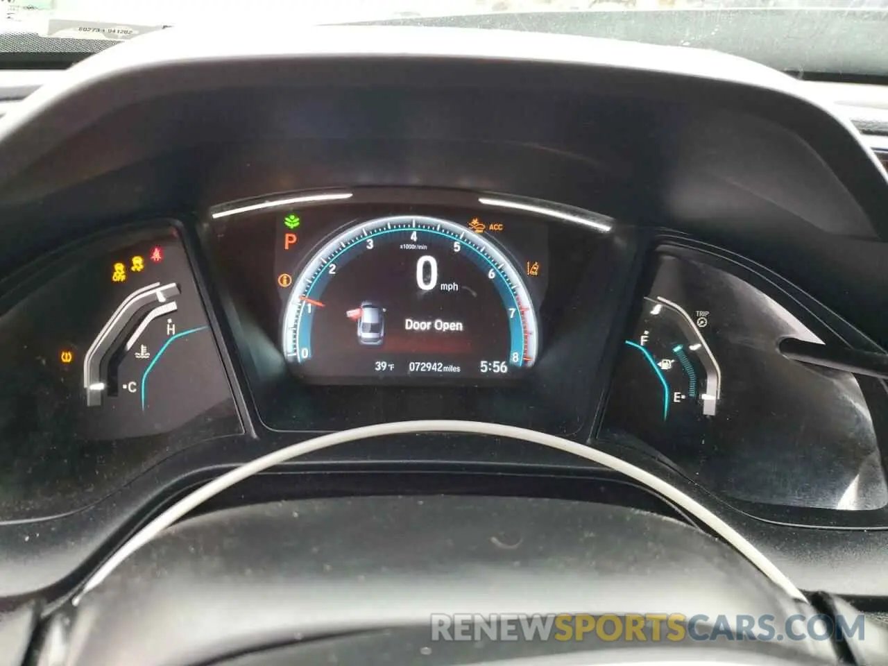 9 fotografías del automóvil dañado 2HGFC2F63KH574911 HONDA CIVIC 2019