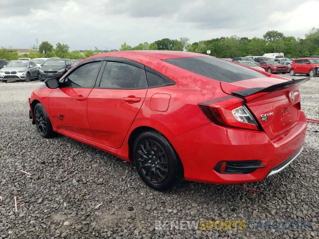 2 fotografías del automóvil dañado 2HGFC2F63KH578084 HONDA CIVIC 2019