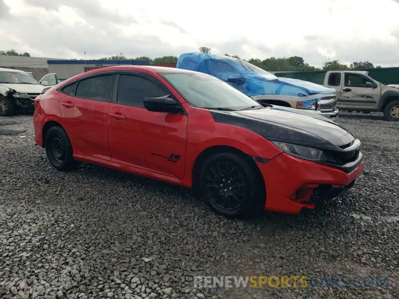 4 fotografías del automóvil dañado 2HGFC2F63KH578084 HONDA CIVIC 2019
