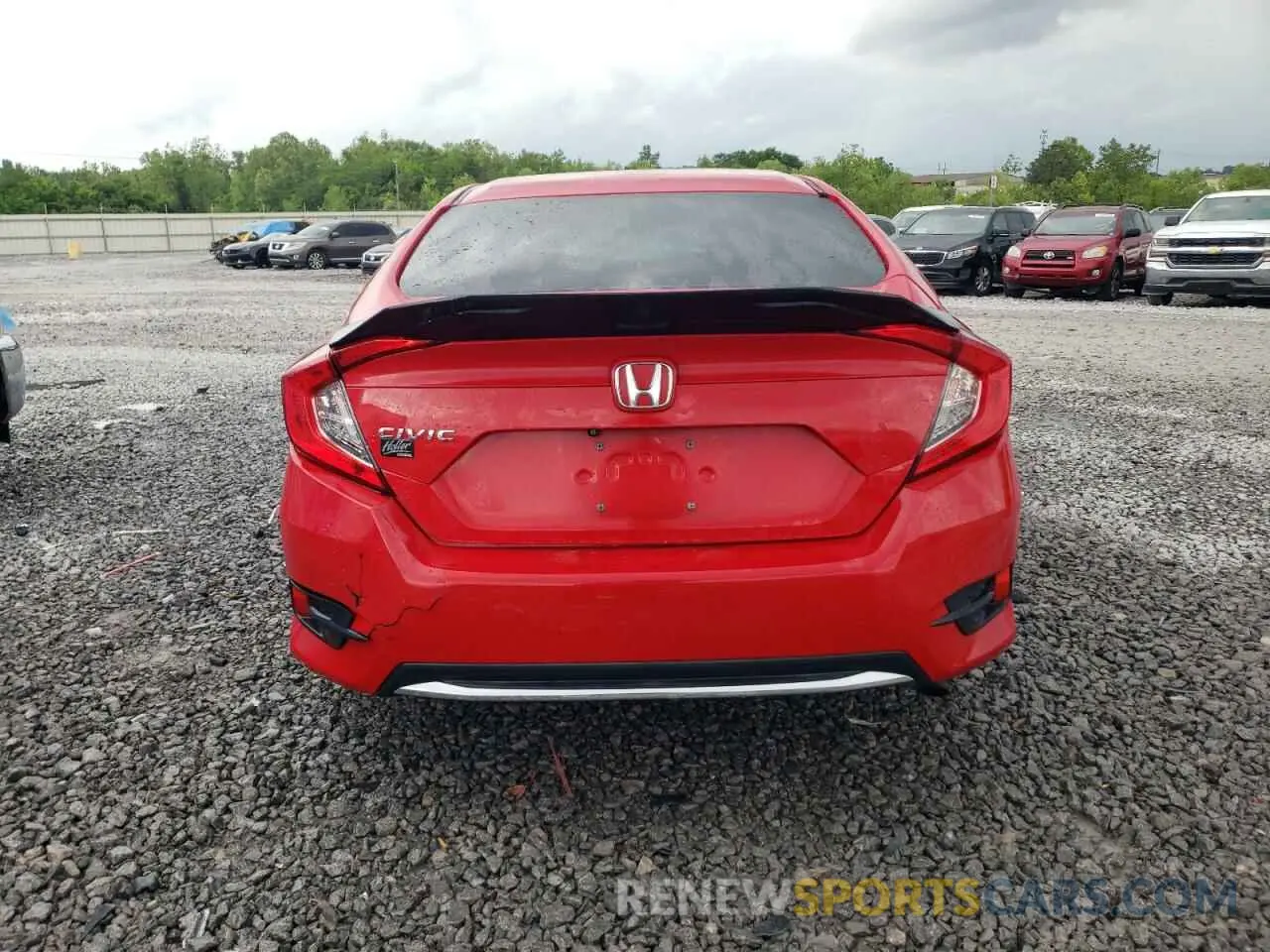 6 fotografías del automóvil dañado 2HGFC2F63KH578084 HONDA CIVIC 2019