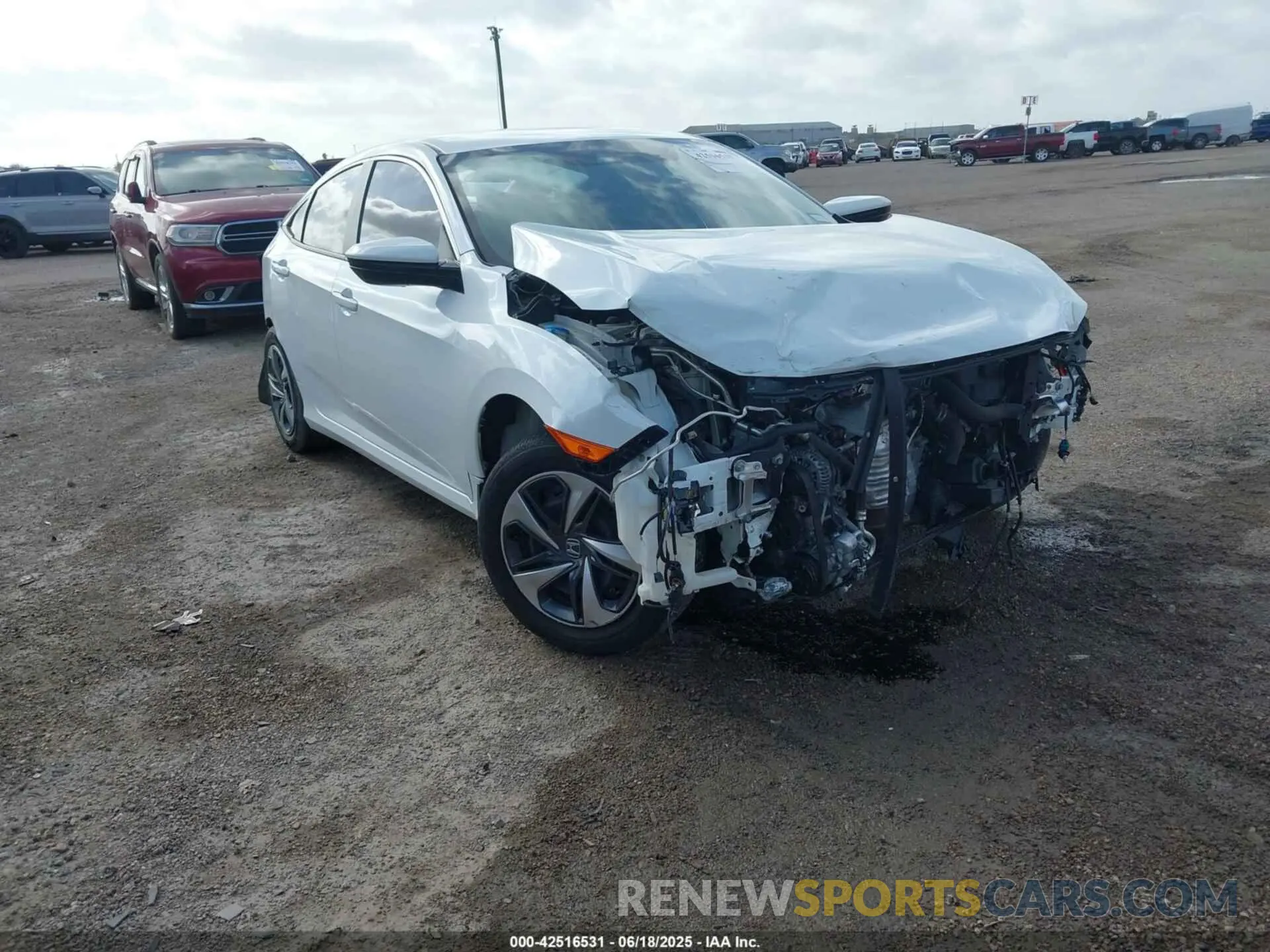1 fotografías del automóvil dañado 2HGFC2F63KH585438 HONDA CIVIC 2019
