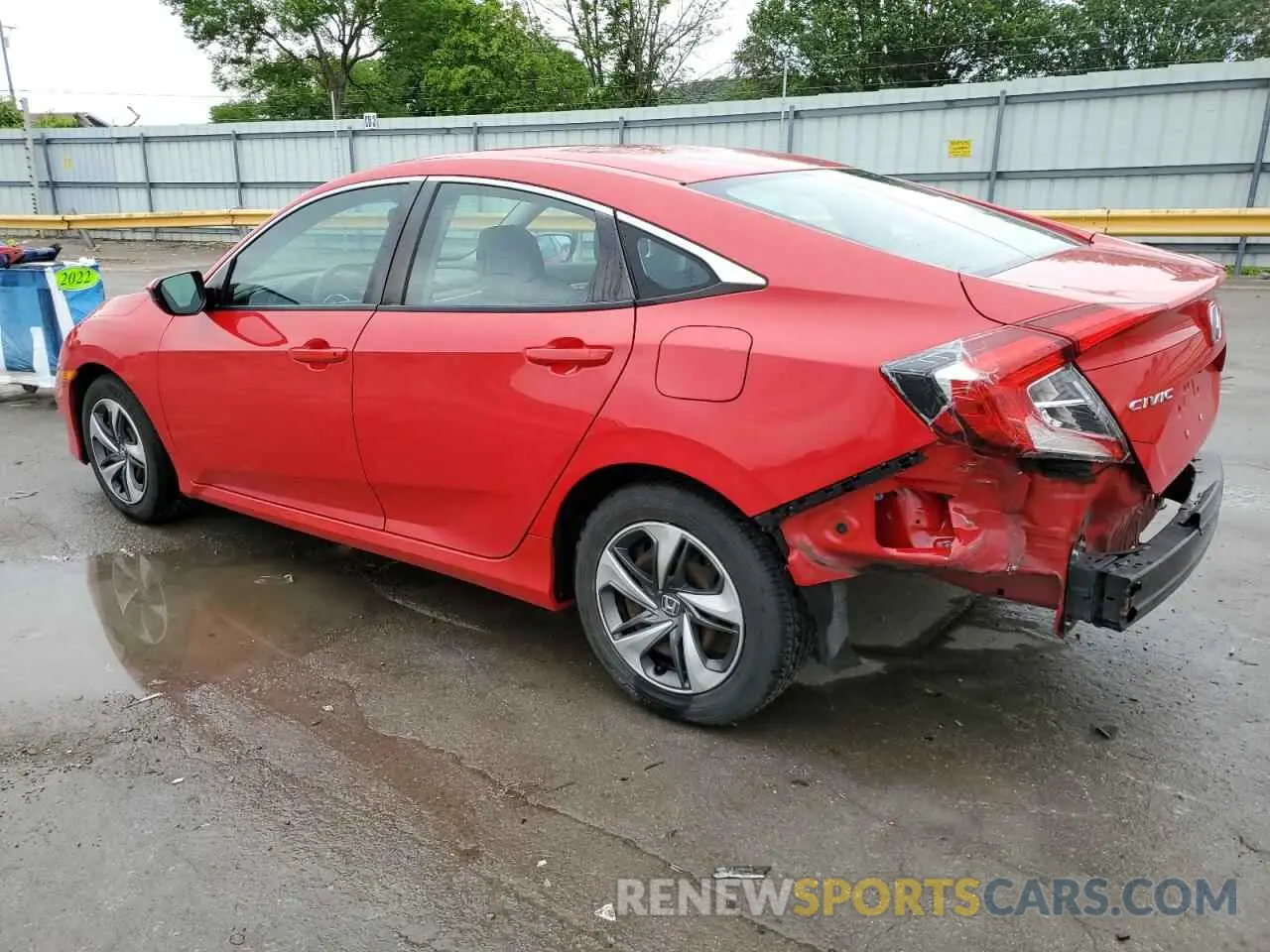 2 fotografías del automóvil dañado 2HGFC2F64KH512188 HONDA CIVIC 2019