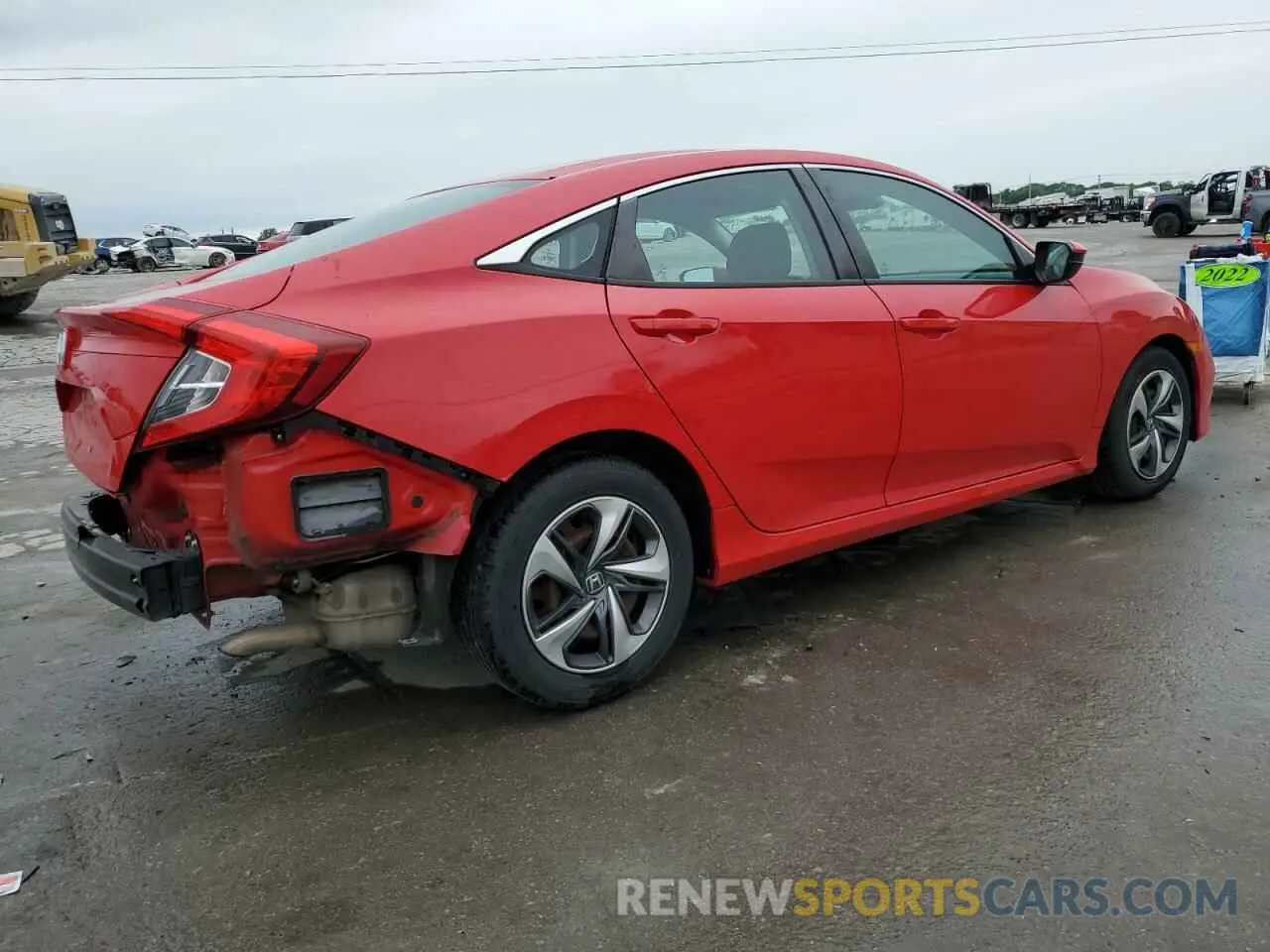 3 fotografías del automóvil dañado 2HGFC2F64KH512188 HONDA CIVIC 2019