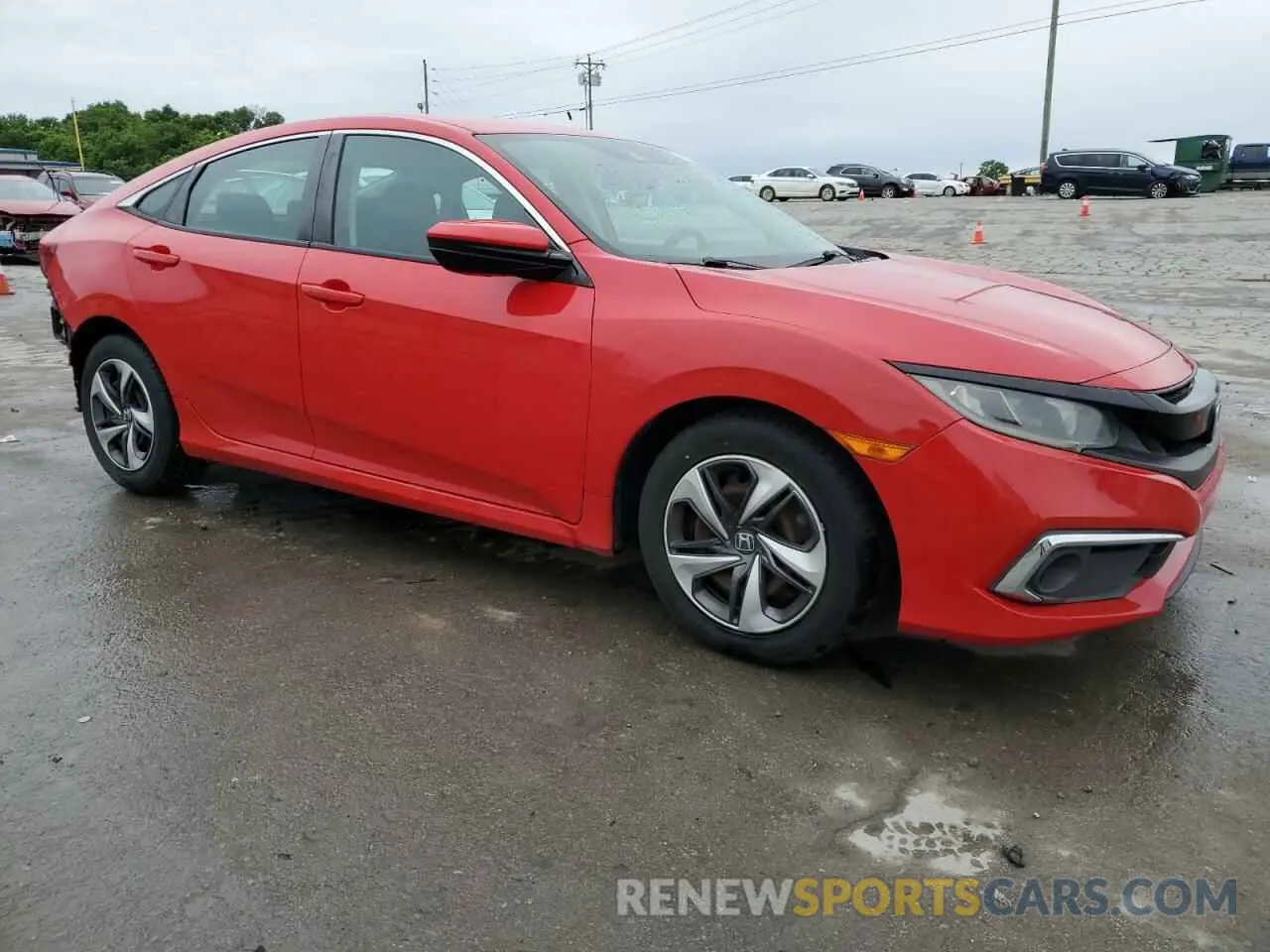 4 fotografías del automóvil dañado 2HGFC2F64KH512188 HONDA CIVIC 2019