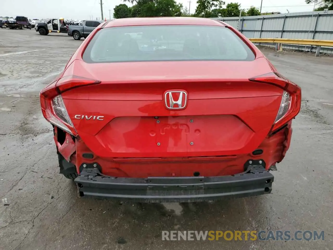 6 fotografías del automóvil dañado 2HGFC2F64KH512188 HONDA CIVIC 2019