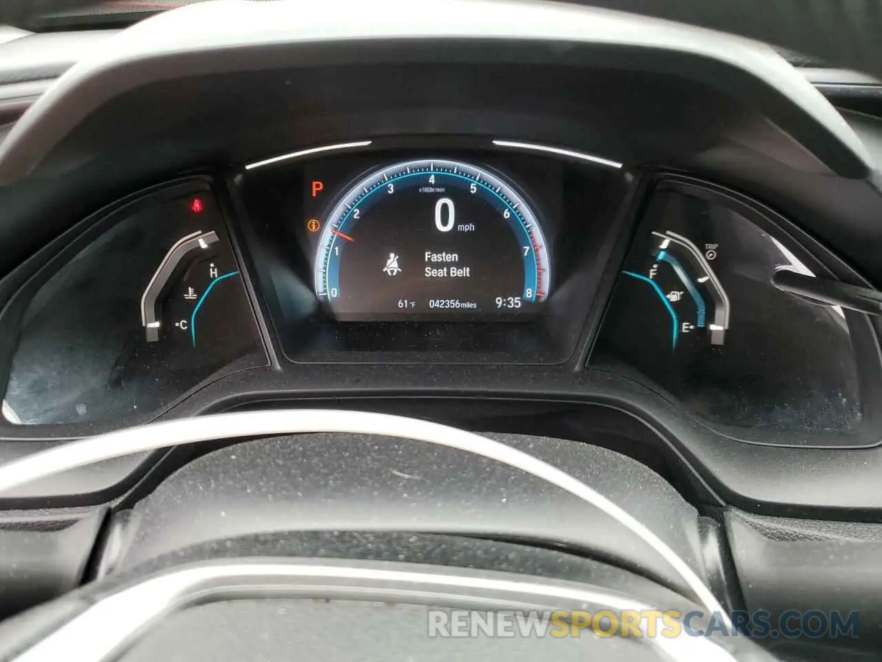 9 fotografías del automóvil dañado 2HGFC2F64KH512188 HONDA CIVIC 2019