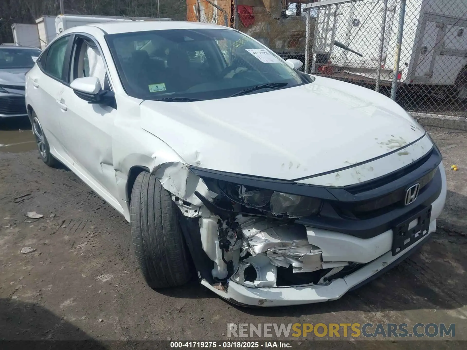 1 fotografías del automóvil dañado 2HGFC2F64KH518735 HONDA CIVIC 2019