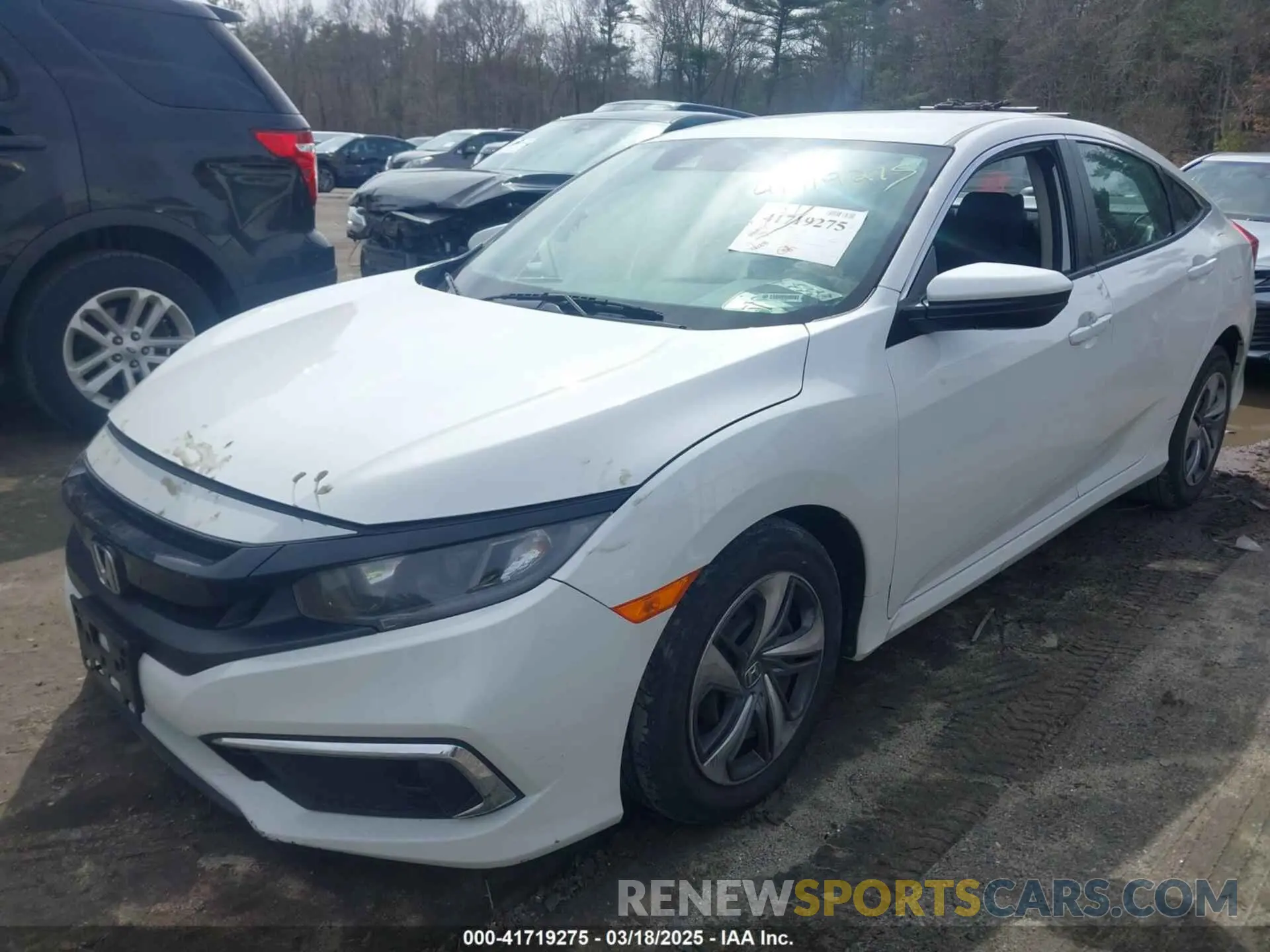 2 fotografías del automóvil dañado 2HGFC2F64KH518735 HONDA CIVIC 2019