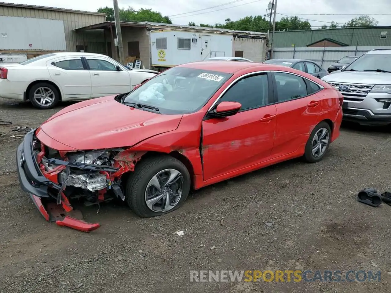 1 fotografías del automóvil dañado 2HGFC2F64KH577347 HONDA CIVIC 2019