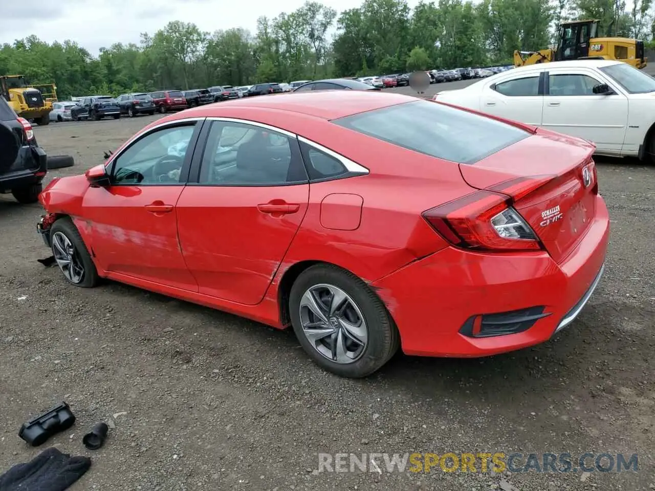 2 fotografías del automóvil dañado 2HGFC2F64KH577347 HONDA CIVIC 2019