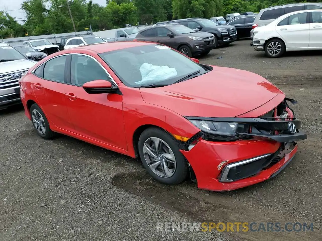 4 fotografías del automóvil dañado 2HGFC2F64KH577347 HONDA CIVIC 2019