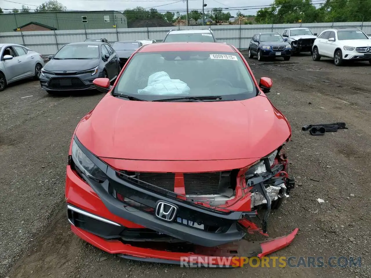5 fotografías del automóvil dañado 2HGFC2F64KH577347 HONDA CIVIC 2019