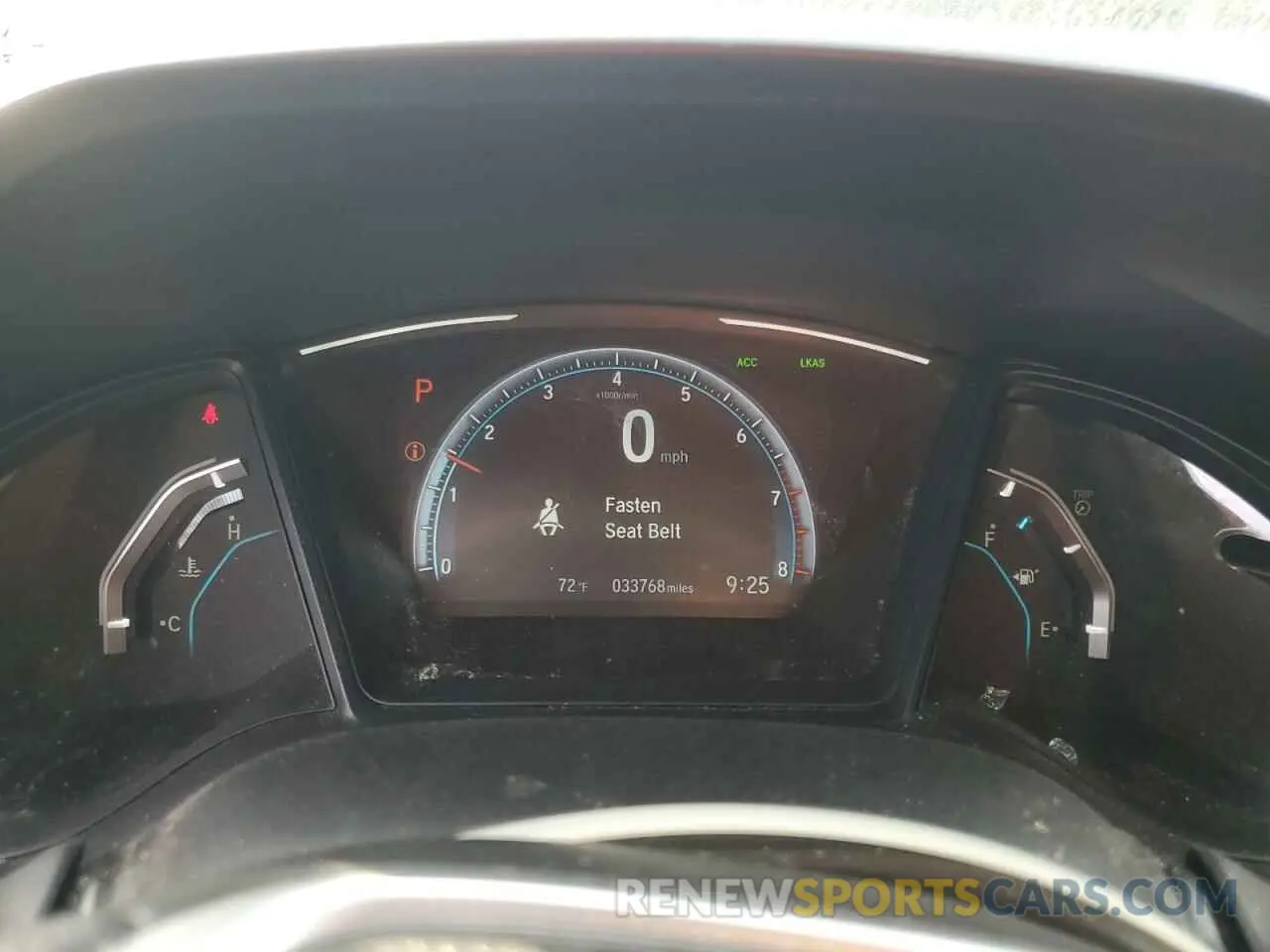 9 fotografías del automóvil dañado 2HGFC2F64KH598215 HONDA CIVIC 2019