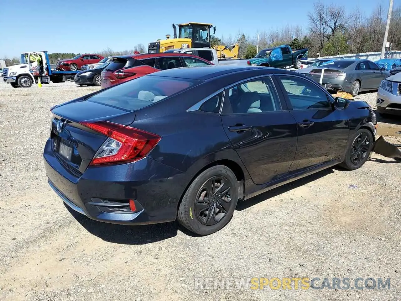 3 fotografías del automóvil dañado 2HGFC2F65KH525466 HONDA CIVIC 2019