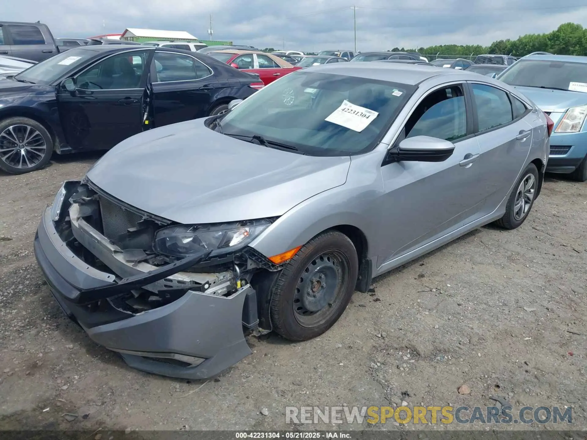 2 fotografías del automóvil dañado 2HGFC2F65KH548777 HONDA CIVIC 2019