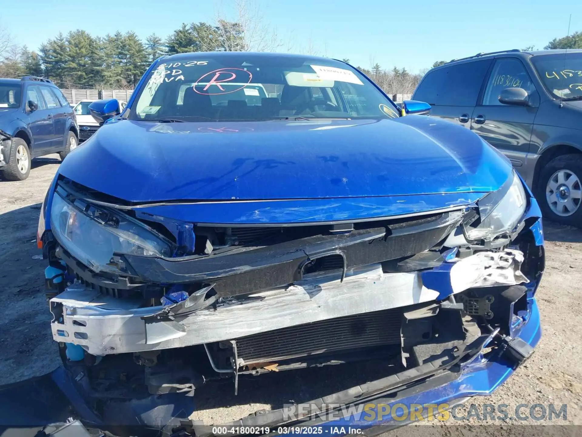 12 fotografías del automóvil dañado 2HGFC2F65KH561027 HONDA CIVIC 2019