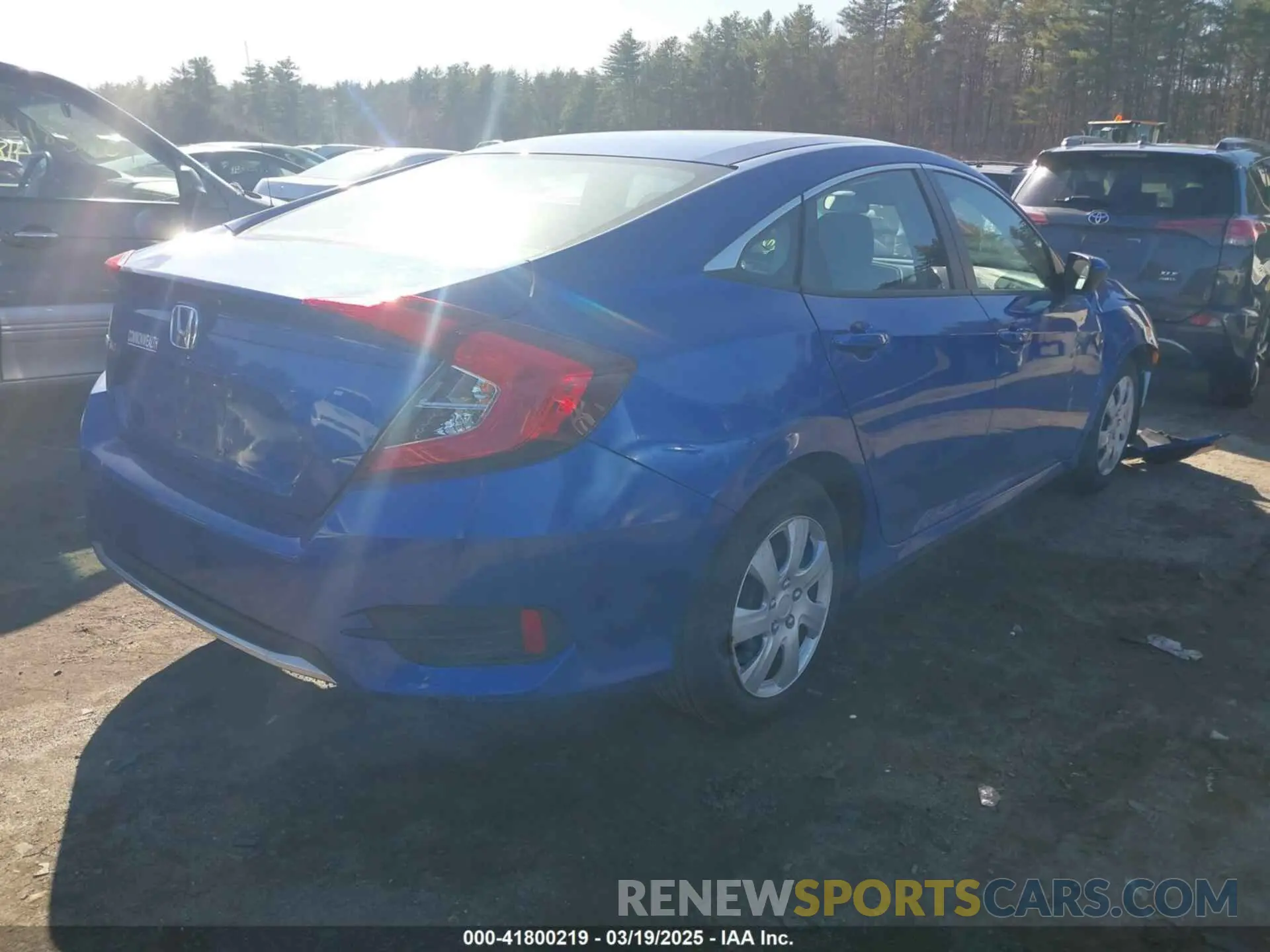 4 fotografías del automóvil dañado 2HGFC2F65KH561027 HONDA CIVIC 2019