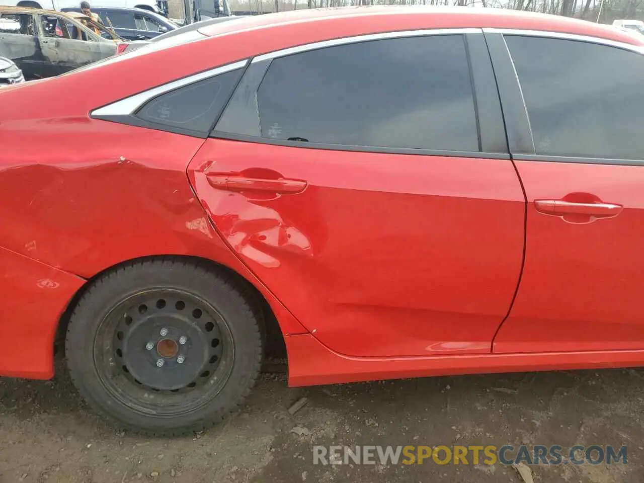 10 fotografías del automóvil dañado 2HGFC2F65KH581715 HONDA CIVIC 2019