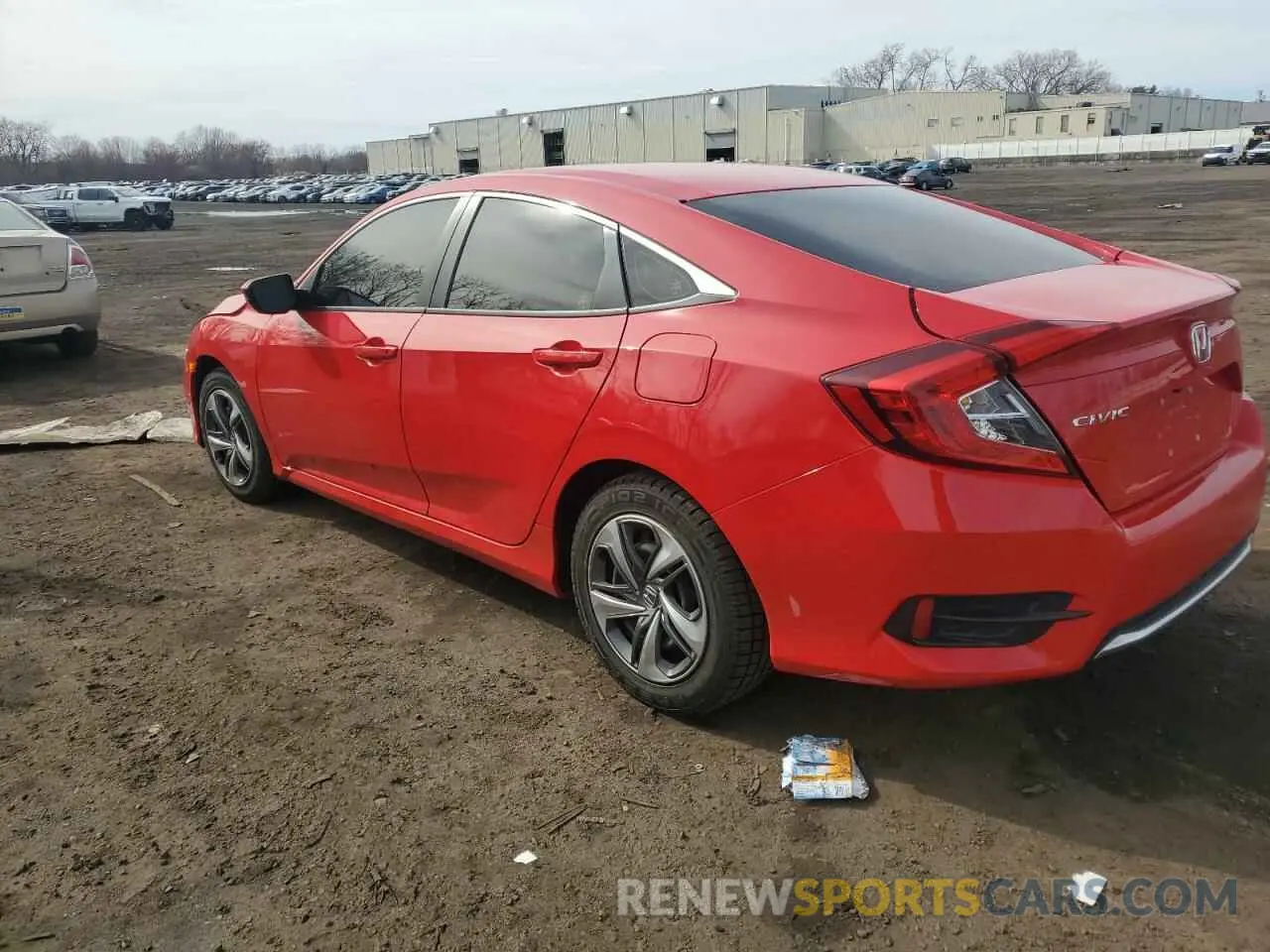 2 fotografías del automóvil dañado 2HGFC2F65KH581715 HONDA CIVIC 2019