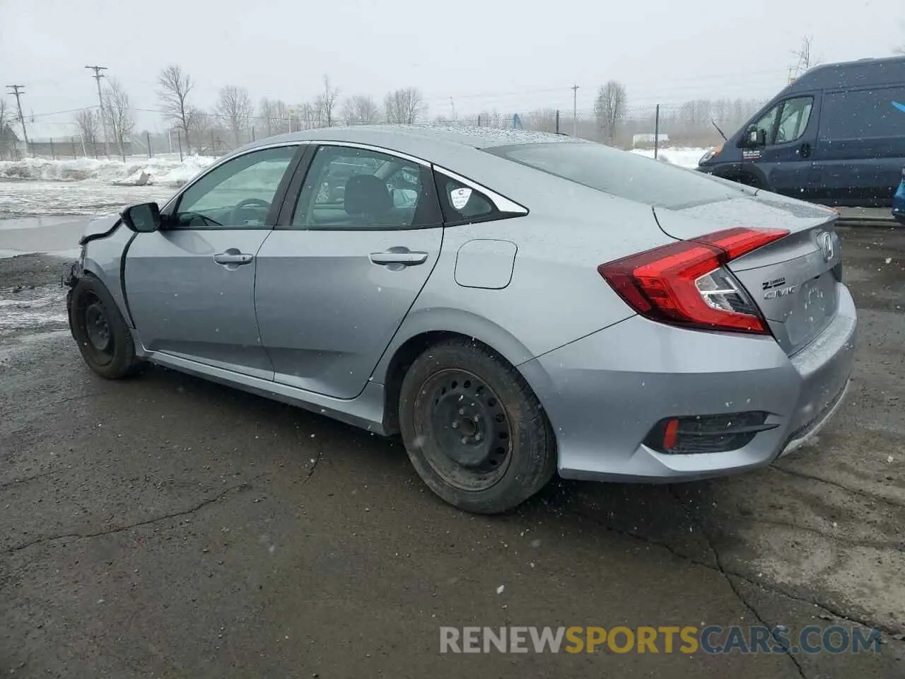 2 fotografías del automóvil dañado 2HGFC2F65KH604930 HONDA CIVIC 2019