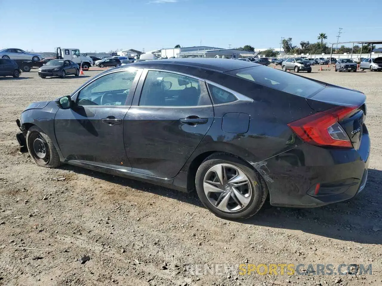 2 fotografías del automóvil dañado 2HGFC2F66KH515447 HONDA CIVIC 2019