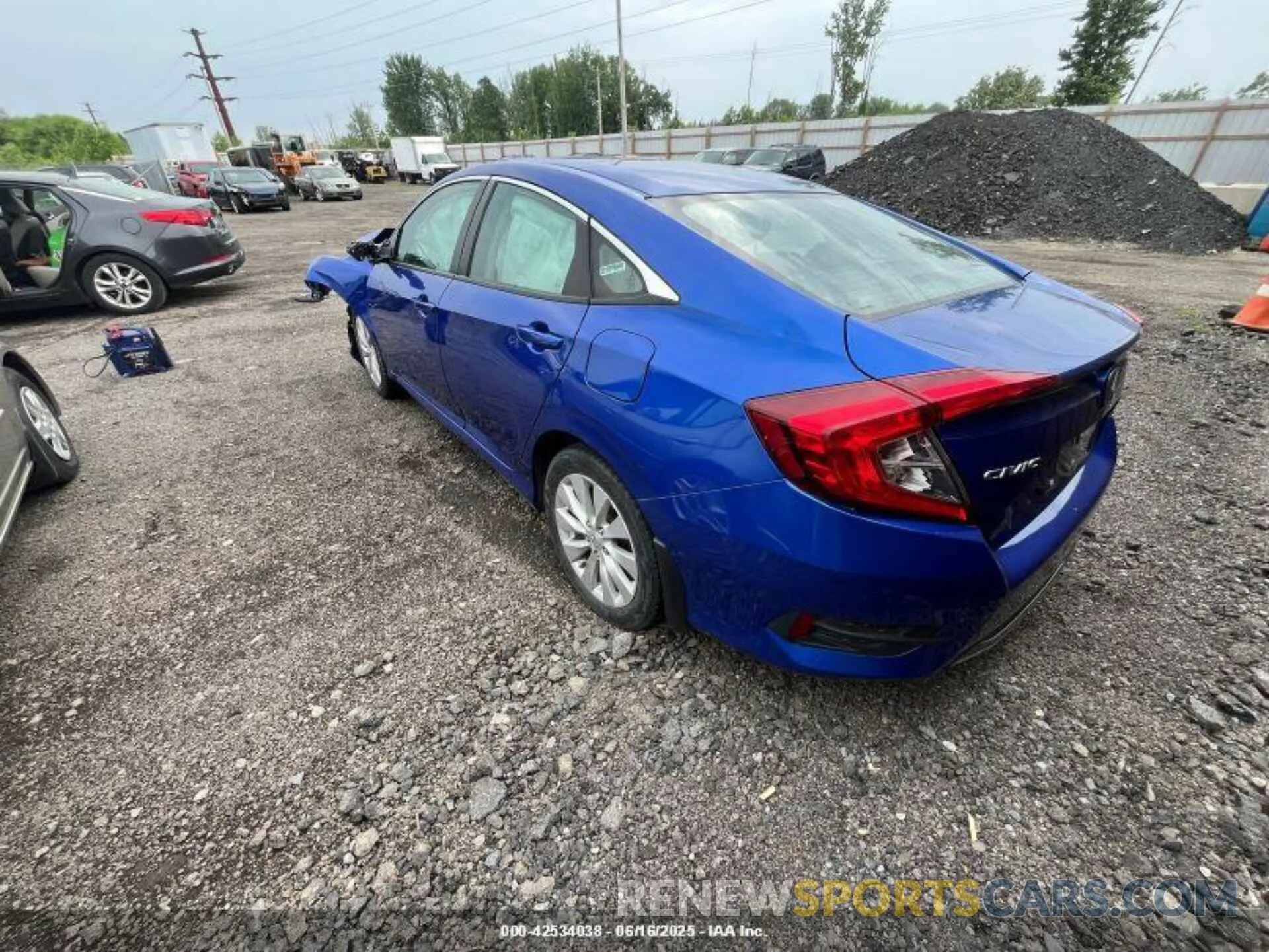 3 fotografías del automóvil dañado 2HGFC2F66KH520311 HONDA CIVIC 2019