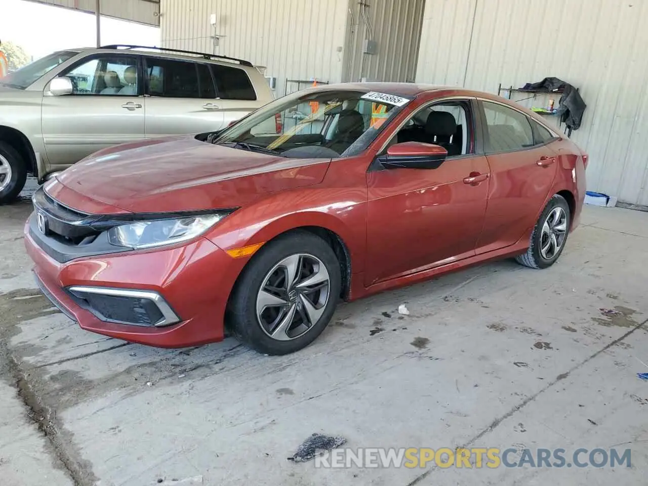 1 fotografías del automóvil dañado 2HGFC2F66KH524231 HONDA CIVIC 2019