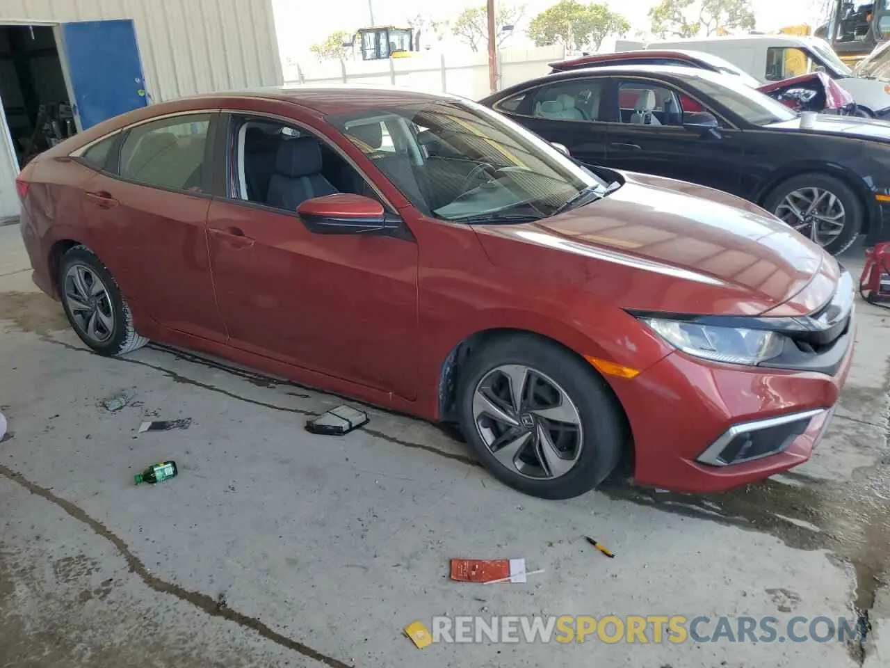 4 fotografías del automóvil dañado 2HGFC2F66KH524231 HONDA CIVIC 2019