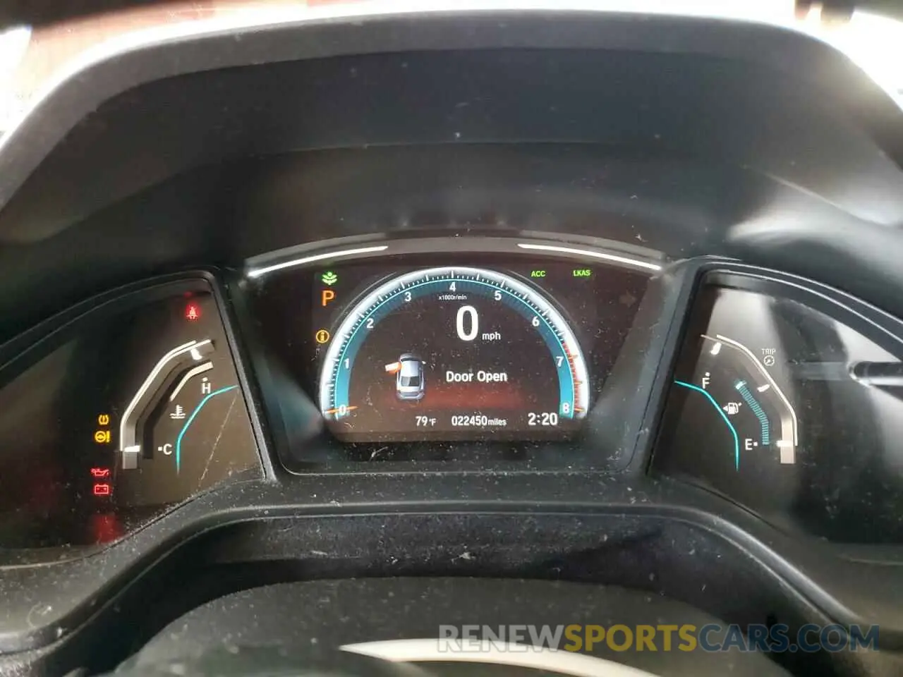 9 fotografías del automóvil dañado 2HGFC2F66KH524231 HONDA CIVIC 2019