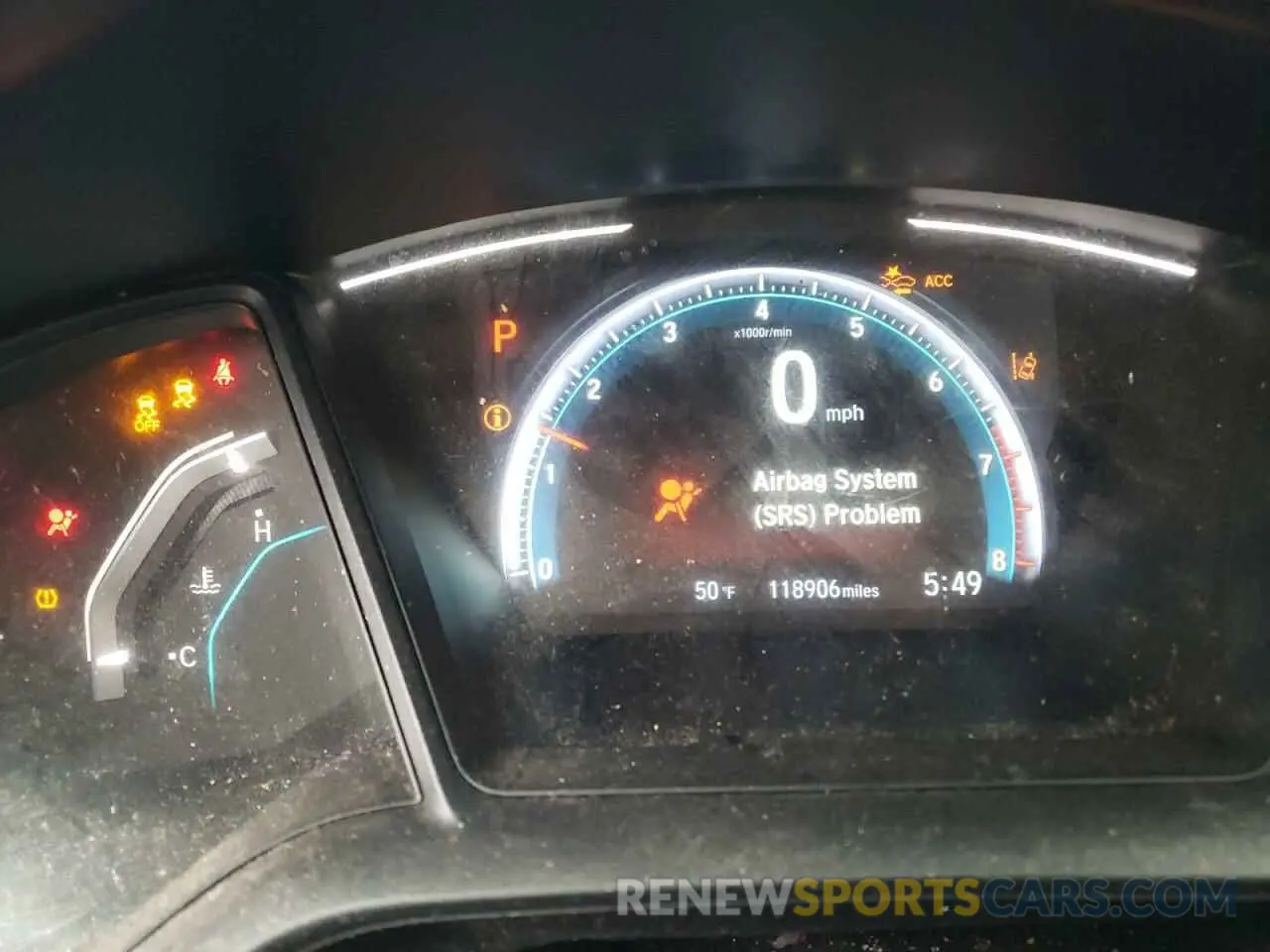 9 fotografías del automóvil dañado 2HGFC2F66KH541403 HONDA CIVIC 2019