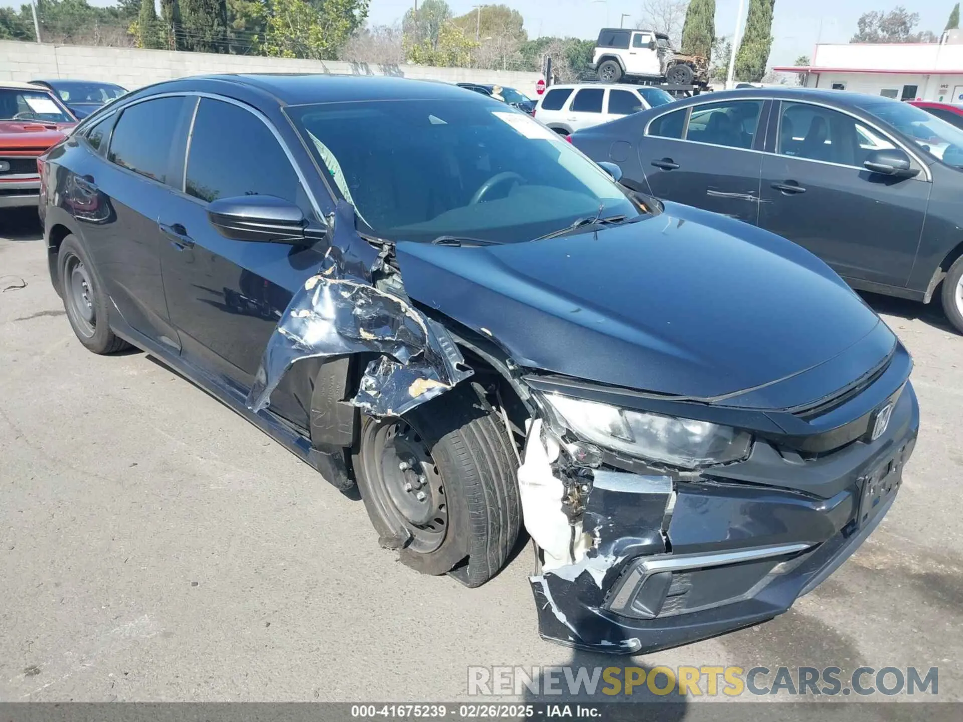 1 fotografías del automóvil dañado 2HGFC2F66KH564003 HONDA CIVIC 2019