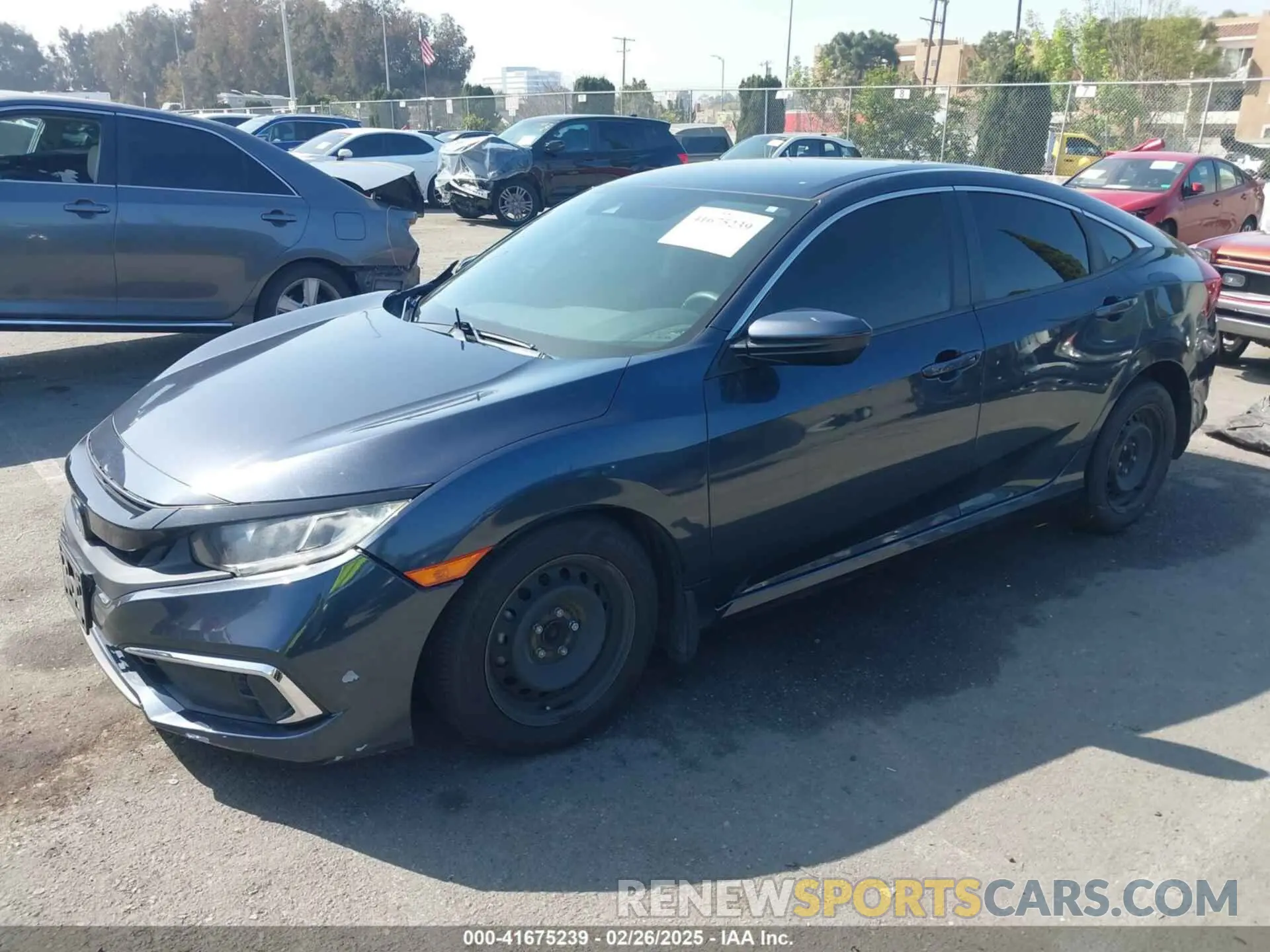 2 fotografías del automóvil dañado 2HGFC2F66KH564003 HONDA CIVIC 2019